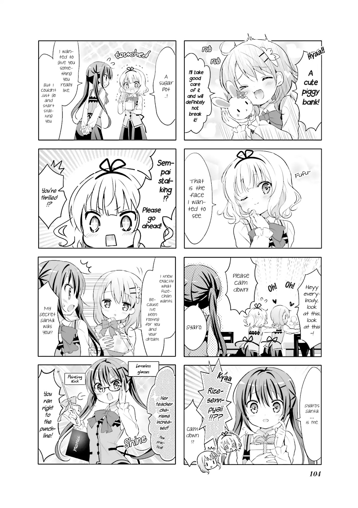Gochuumon wa Usagi Desu ka? Chapter 6.12 page 4 - Vol.6 Chapter 12