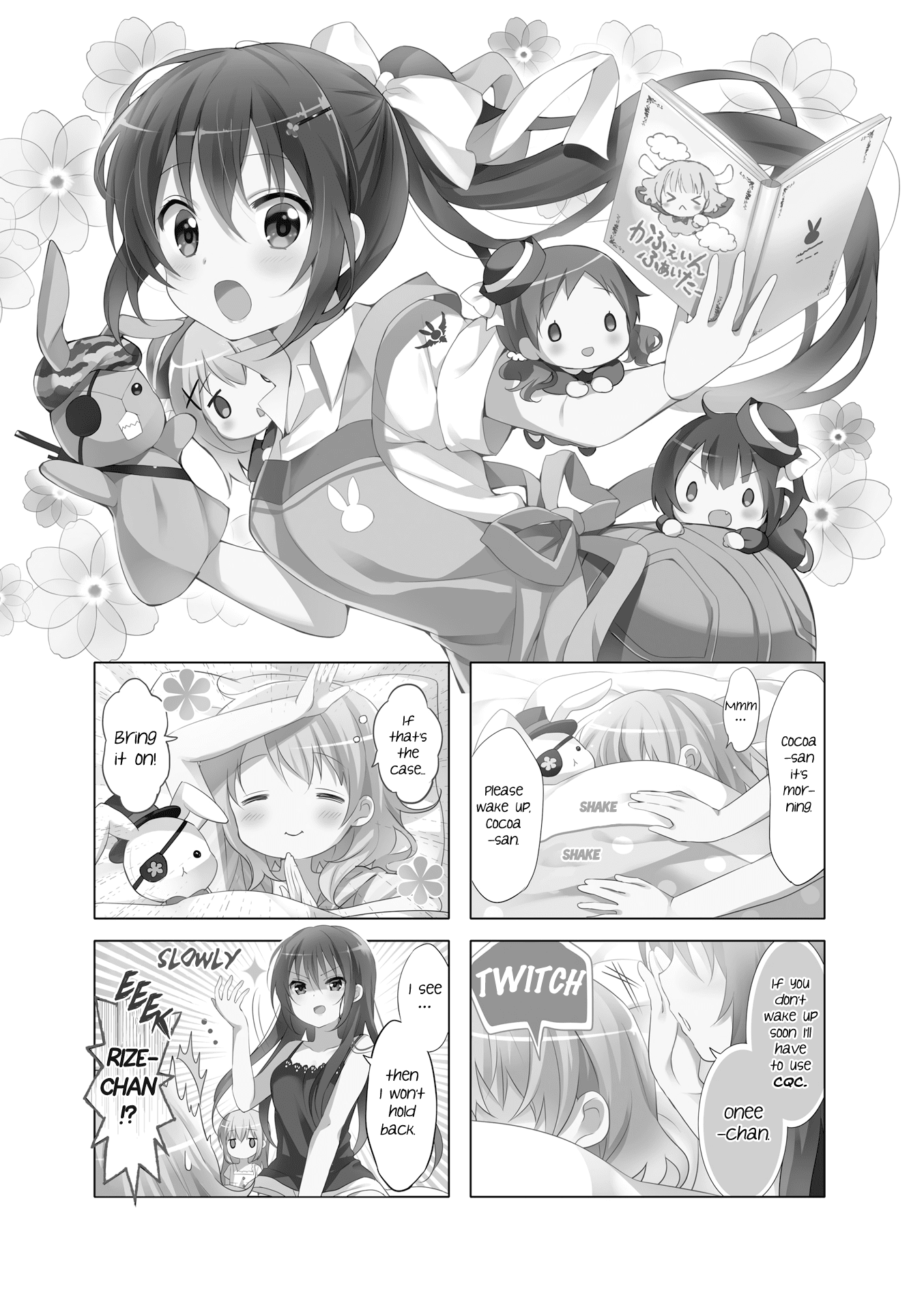 Gochuumon wa Usagi Desu ka? Chapter 6.2 page 1 - Vol.6 Chapter 2: I did it! I got a stamp! KABEDON
