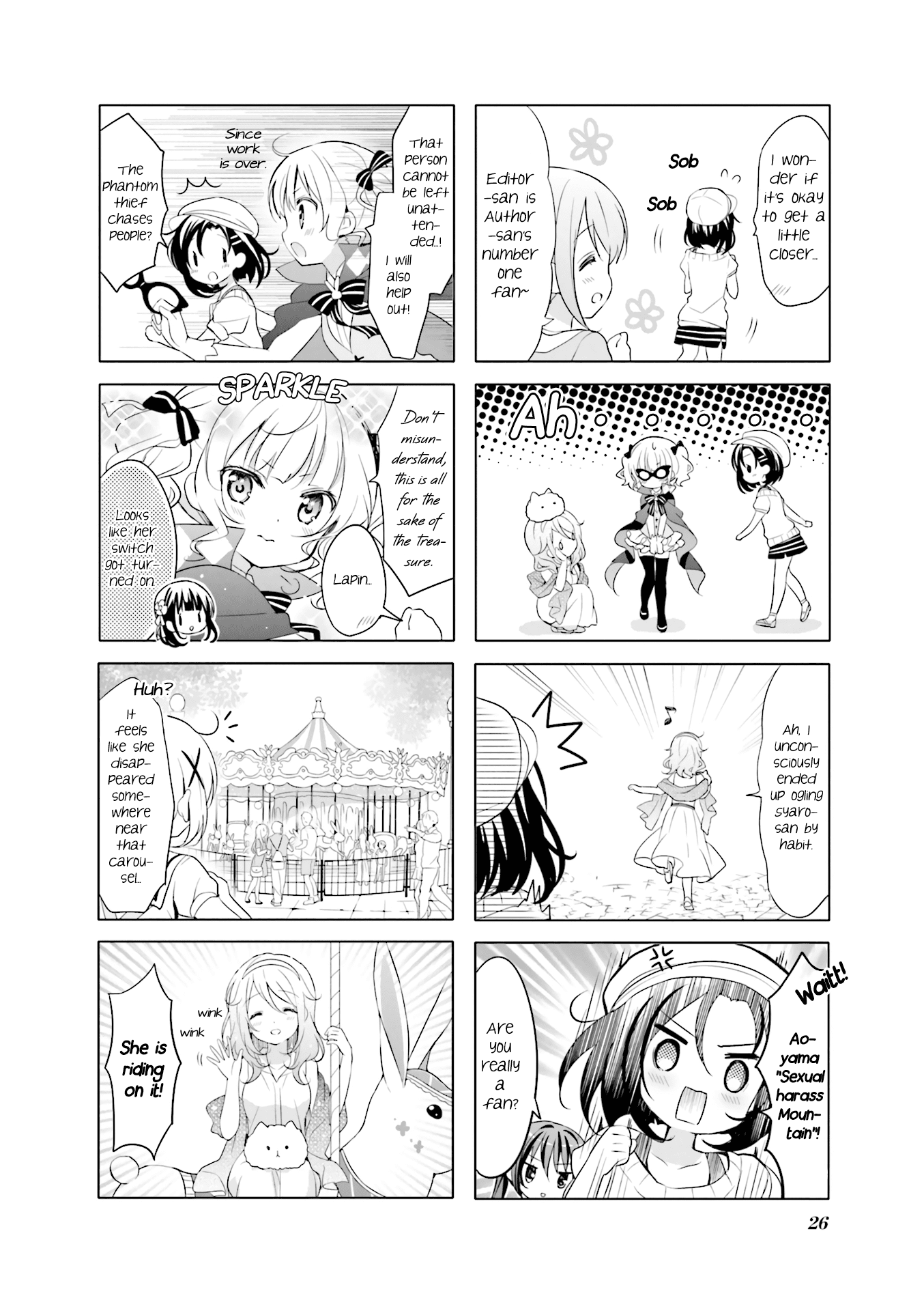 Gochuumon wa Usagi Desu ka? Chapter 6.3 page 6 - Vol.6 Chapter 3: If you are searching for the title, it ran away with Aoyama-san. Shall we chase them?