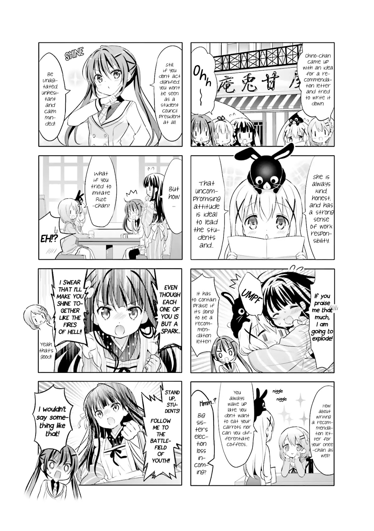 Gochuumon wa Usagi Desu ka? Chapter 6.8 page 3 - Vol.6 Chapter 8