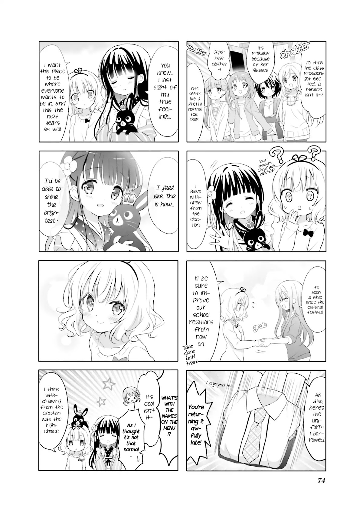 Gochuumon wa Usagi Desu ka? Chapter 6.8 page 8 - Vol.6 Chapter 8