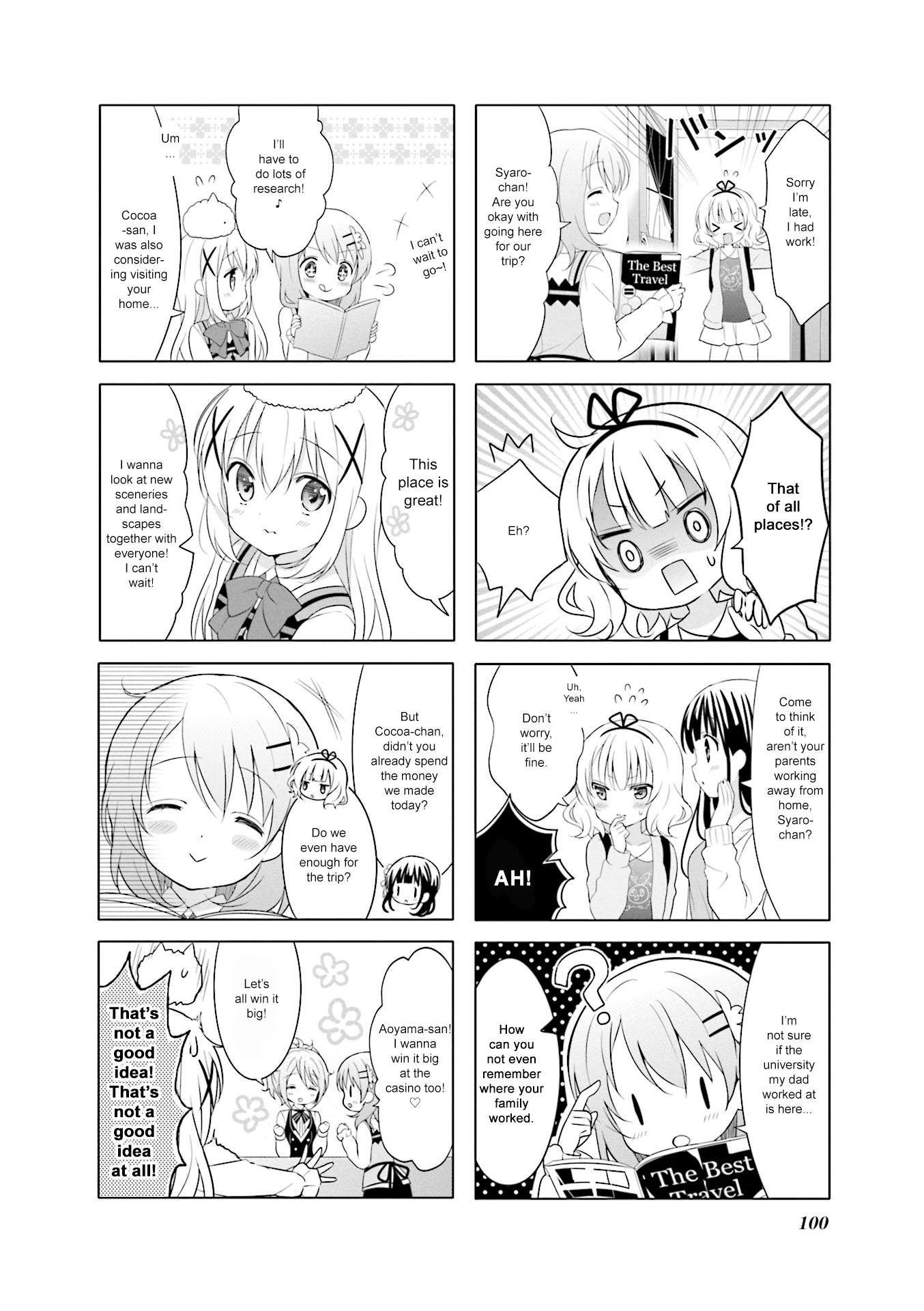 Gochuumon wa Usagi Desu ka? Chapter 7.11 page 8 - Vol.7 Chapter 11: Megu Contributed the Most to the Fundraising Because of the Ultra Rare Cans She Collected