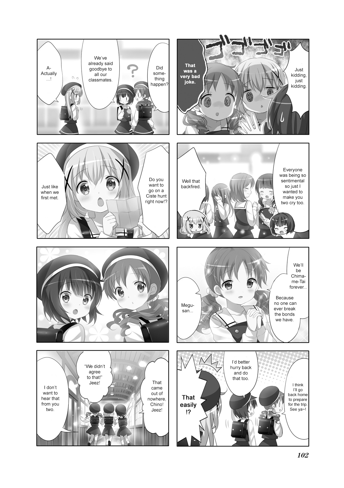 Gochuumon wa Usagi Desu ka? Chapter 7.12 page 2 - Vol.7 Chapter 12: I'm Right Next to Your Heart