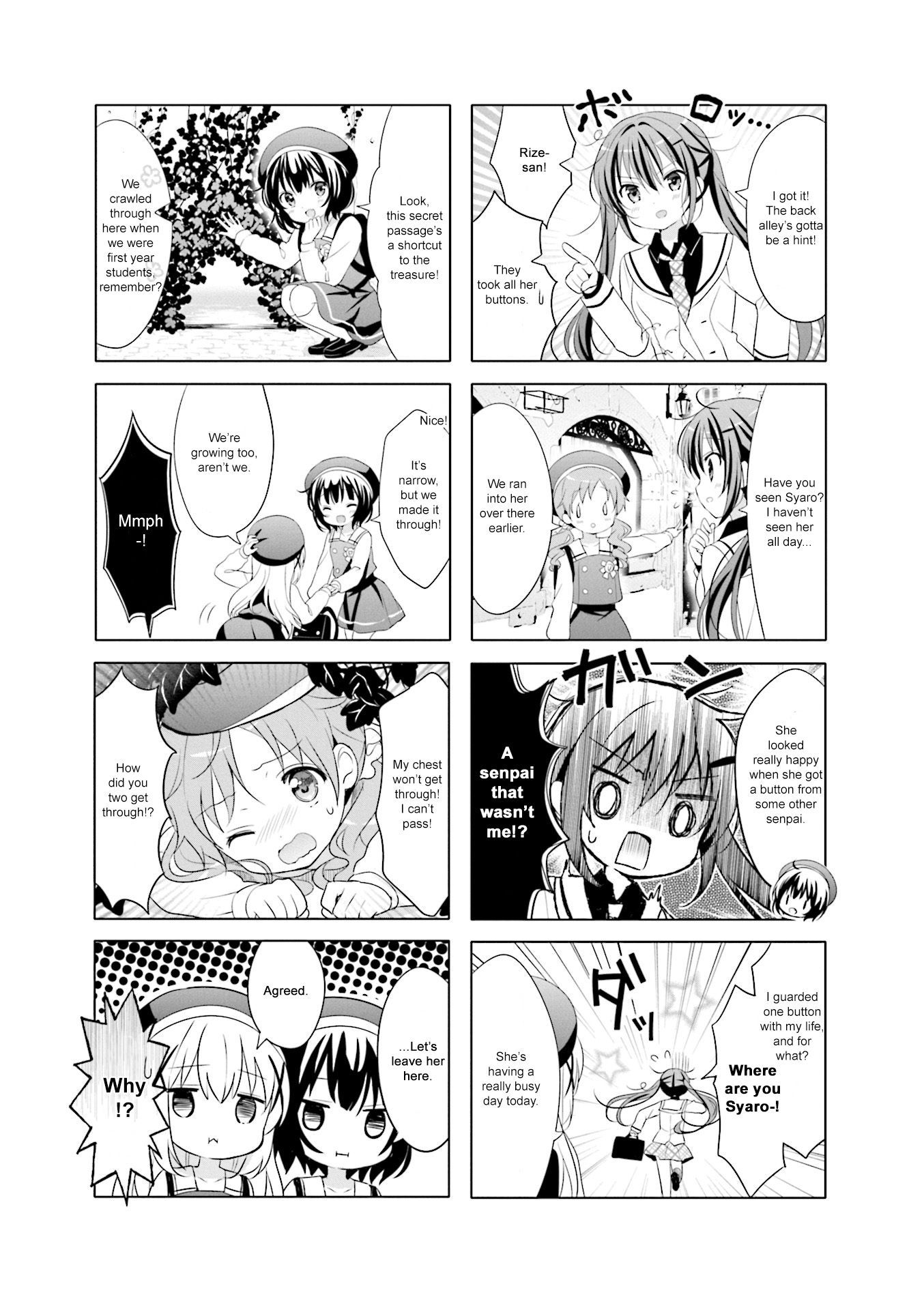 Gochuumon wa Usagi Desu ka? Chapter 7.12 page 5 - Vol.7 Chapter 12: I'm Right Next to Your Heart