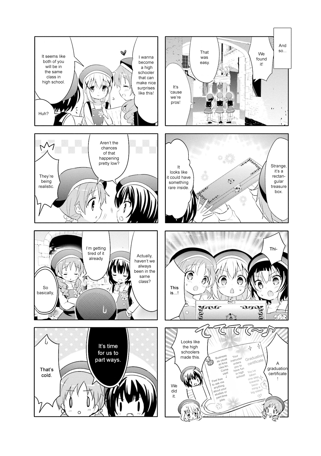 Gochuumon wa Usagi Desu ka? Chapter 7.12 page 6 - Vol.7 Chapter 12: I'm Right Next to Your Heart