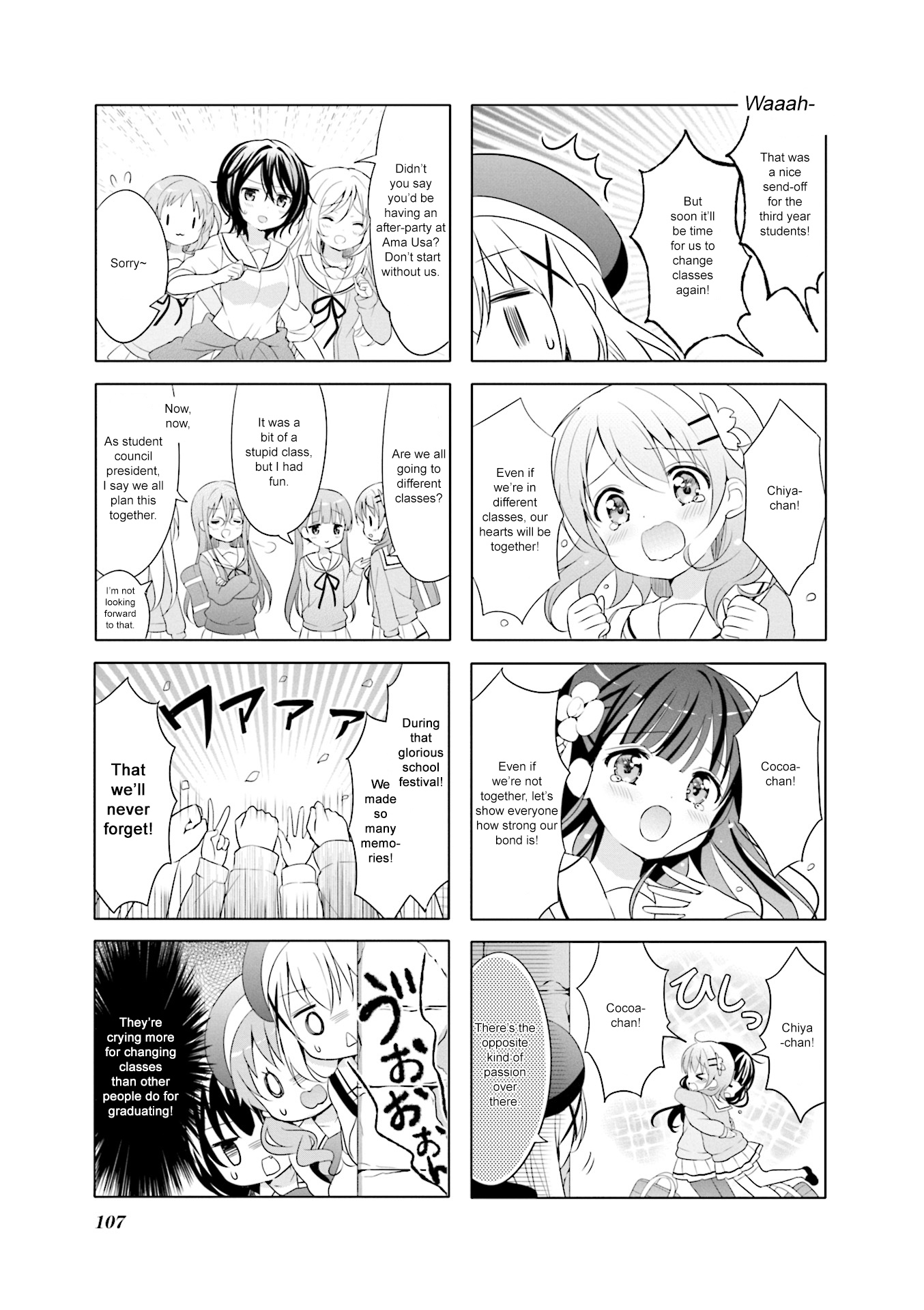 Gochuumon wa Usagi Desu ka? Chapter 7.12 page 7 - Vol.7 Chapter 12: I'm Right Next to Your Heart