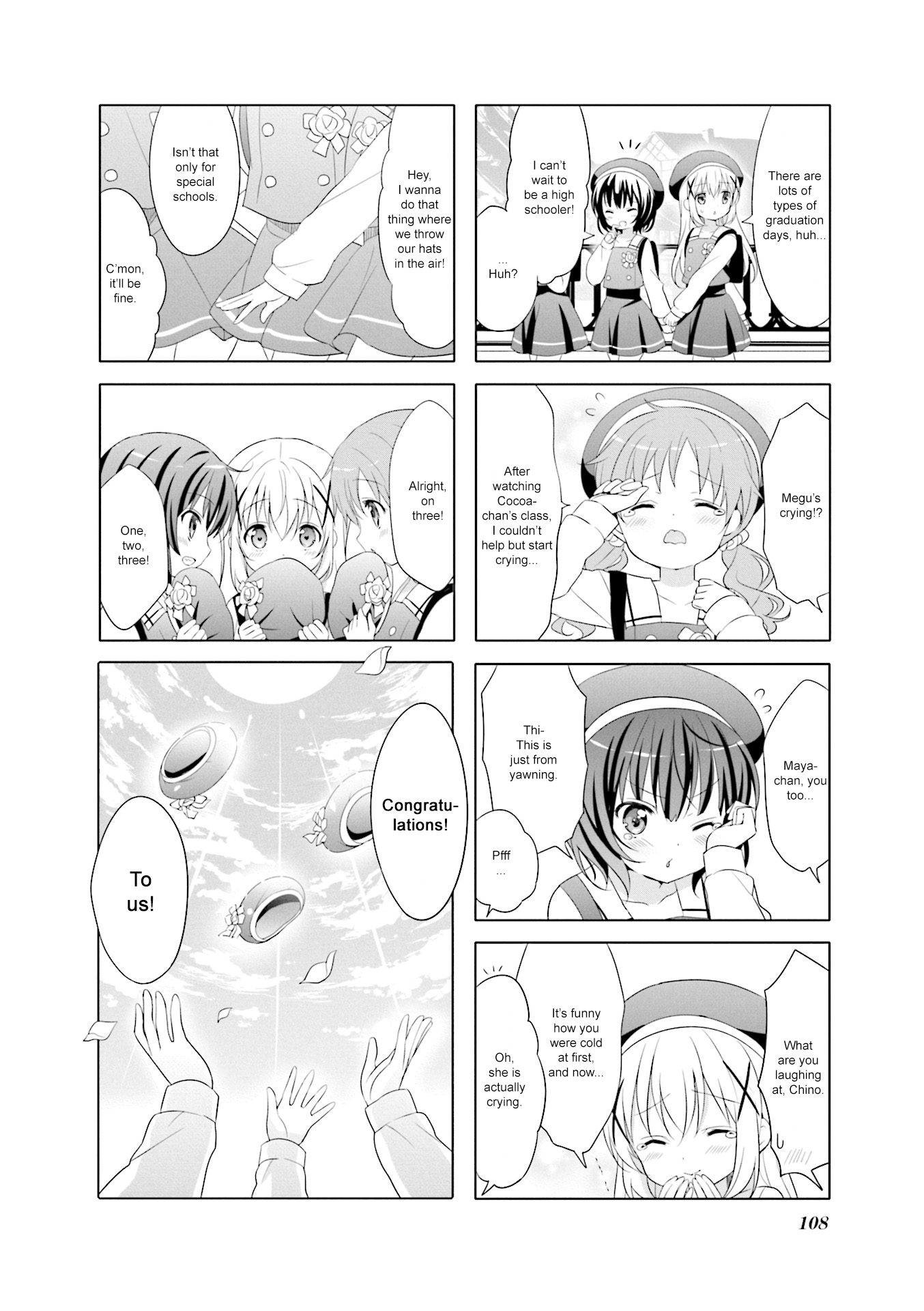 Gochuumon wa Usagi Desu ka? Chapter 7.12 page 8 - Vol.7 Chapter 12: I'm Right Next to Your Heart