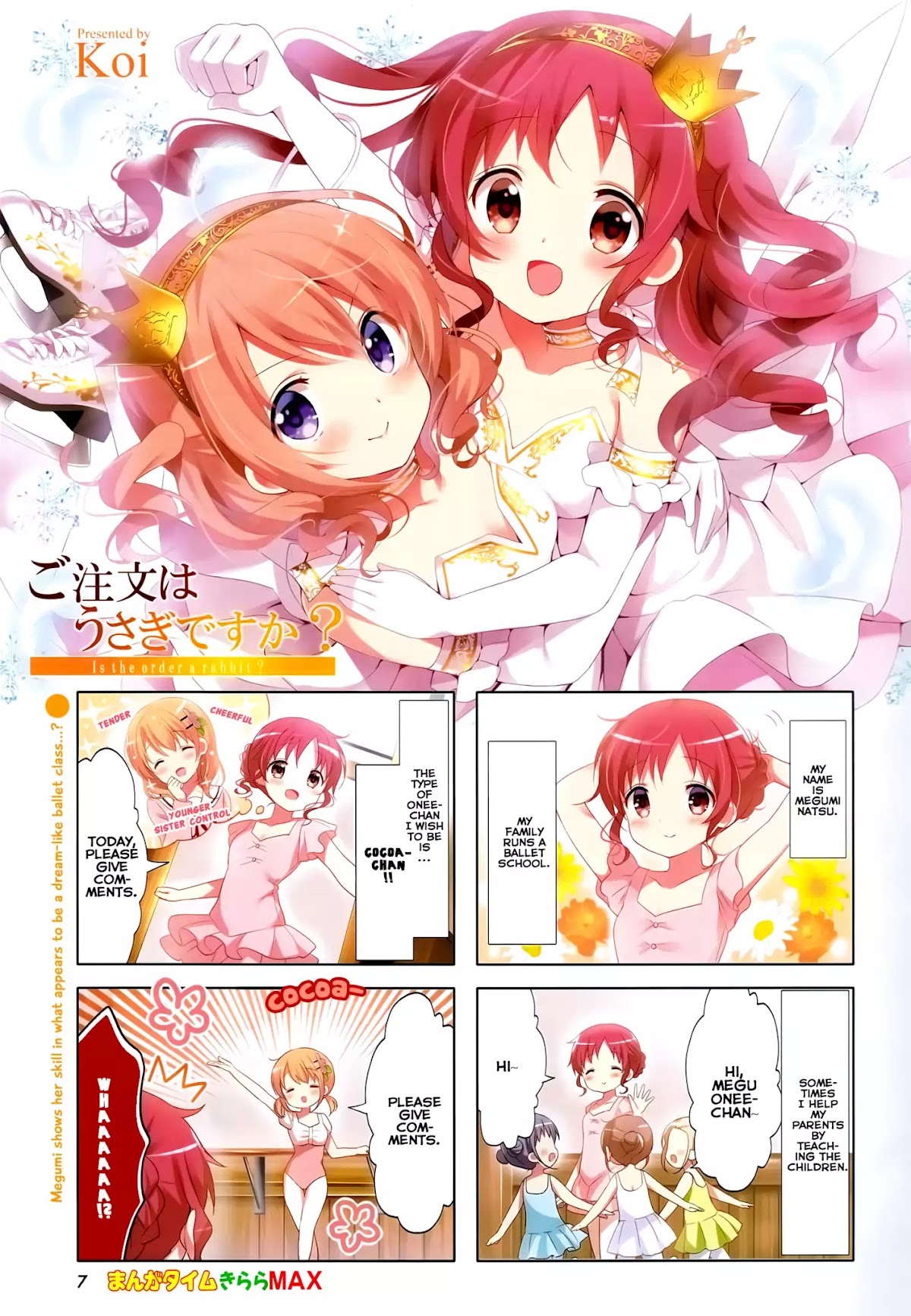Gochuumon wa Usagi Desu ka? Chapter 7.5 page 2 - Vol.7 Chapter 5