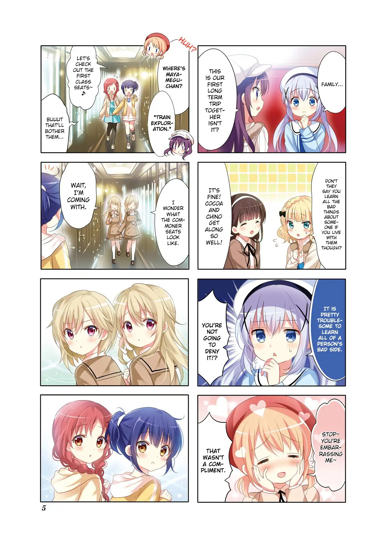 Gochuumon wa Usagi Desu ka? Chapter 8.1 page 5 - Vol.8 Chapter 1