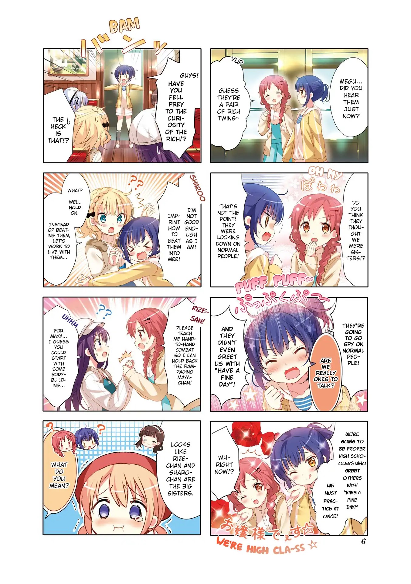 Gochuumon wa Usagi Desu ka? Chapter 8.1 page 6 - Vol.8 Chapter 1
