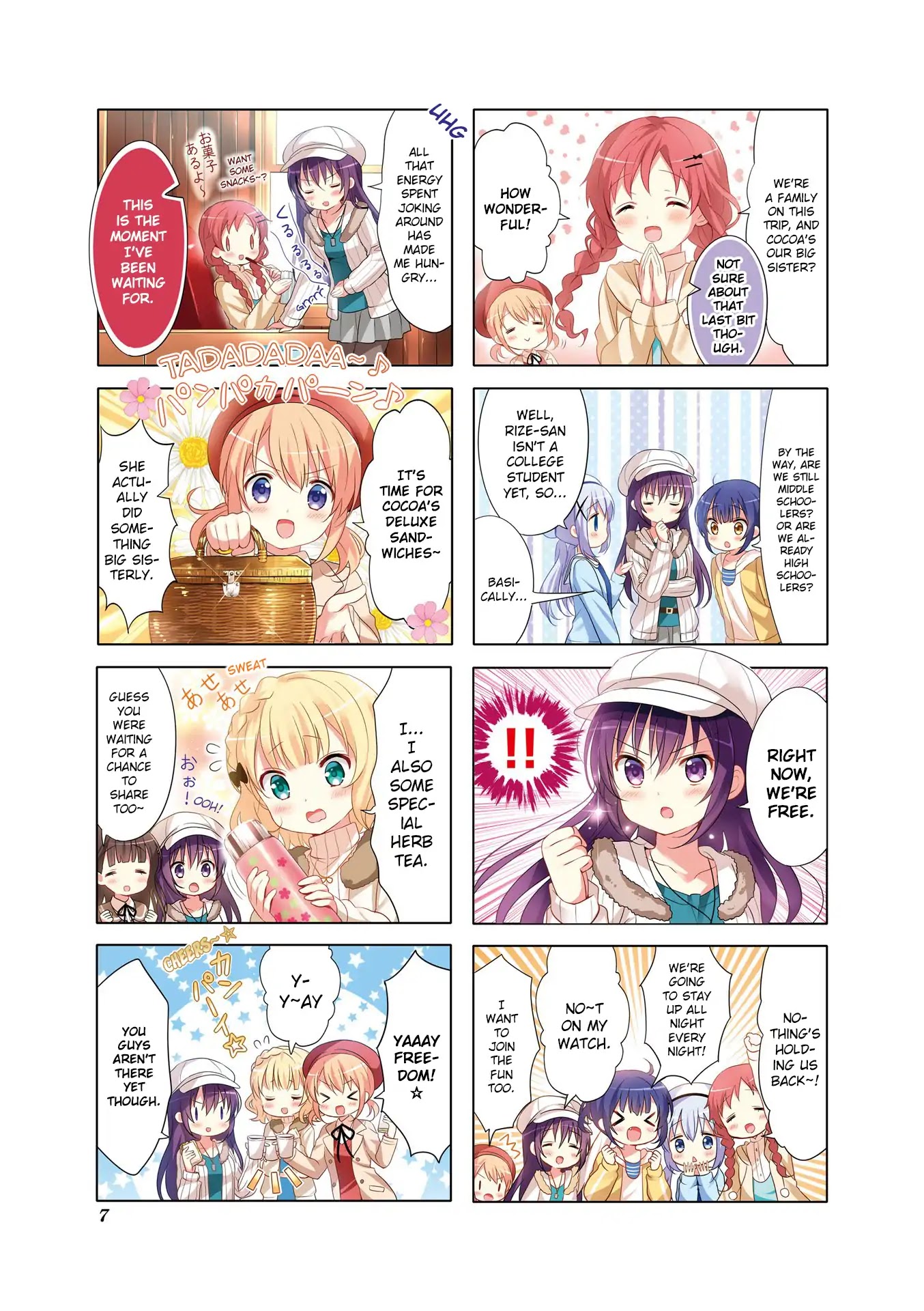 Gochuumon wa Usagi Desu ka? Chapter 8.1 page 7 - Vol.8 Chapter 1
