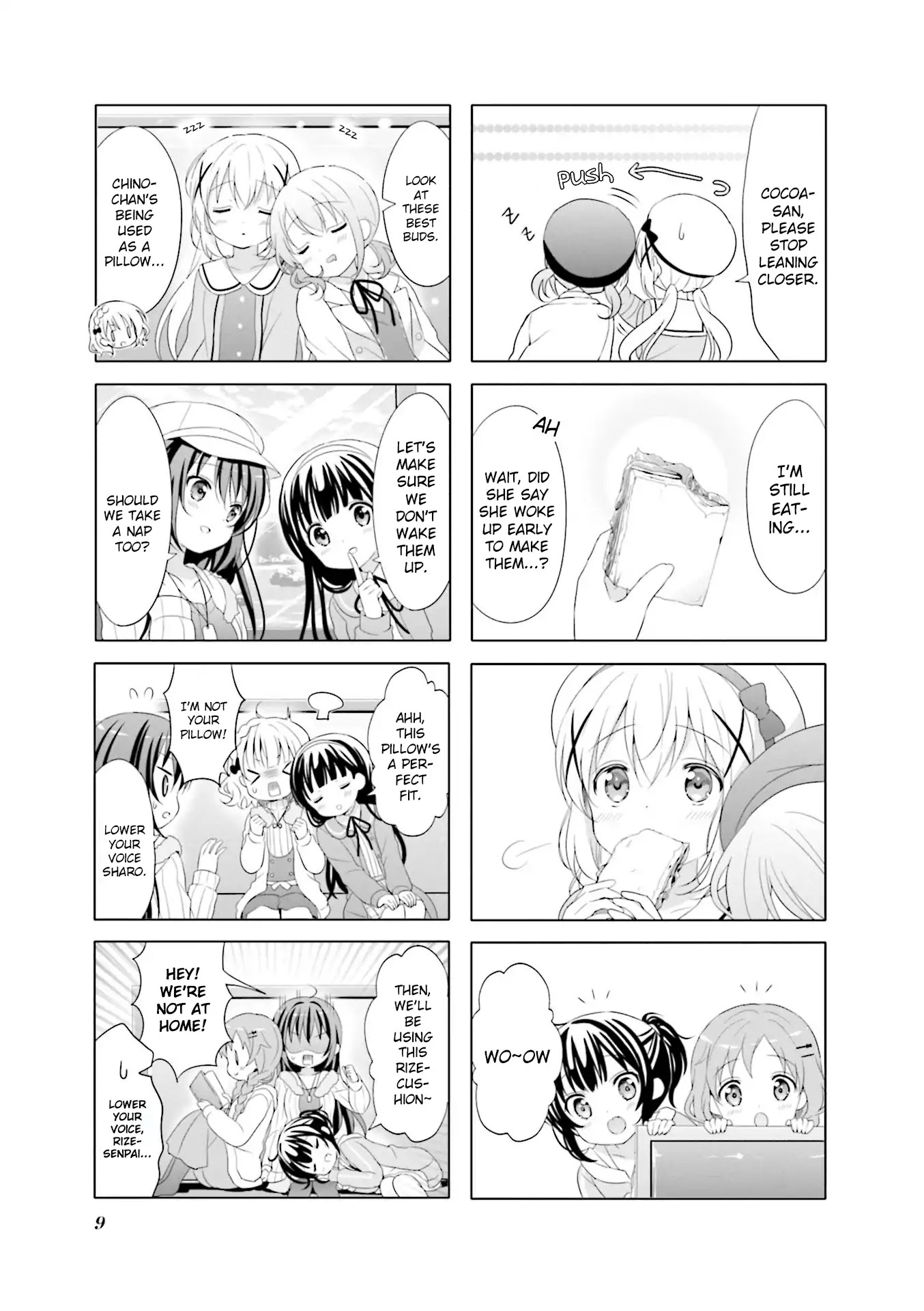 Gochuumon wa Usagi Desu ka? Chapter 8.1 page 9 - Vol.8 Chapter 1