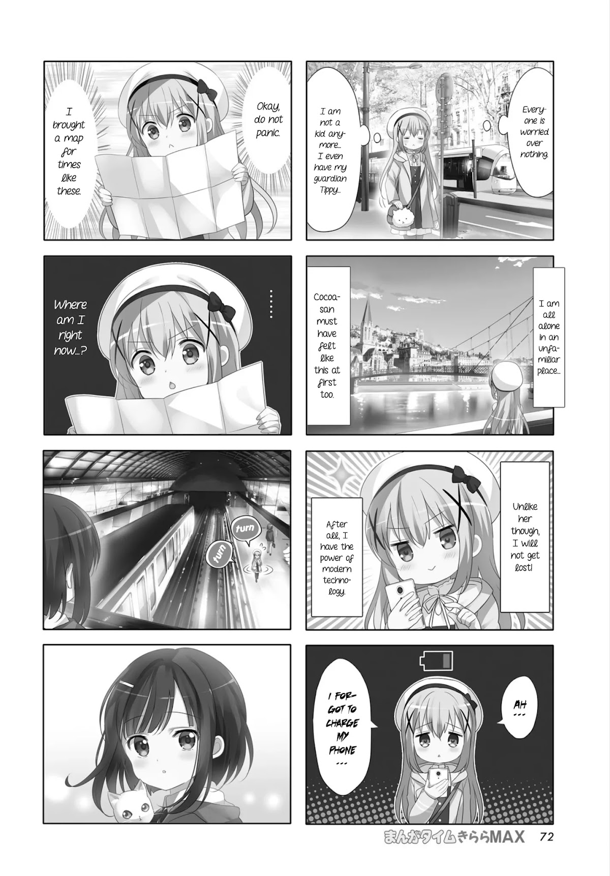 Gochuumon wa Usagi Desu ka? Chapter 8.10 page 2 - Vol.8 Chapter 10: Chino in a Strange City