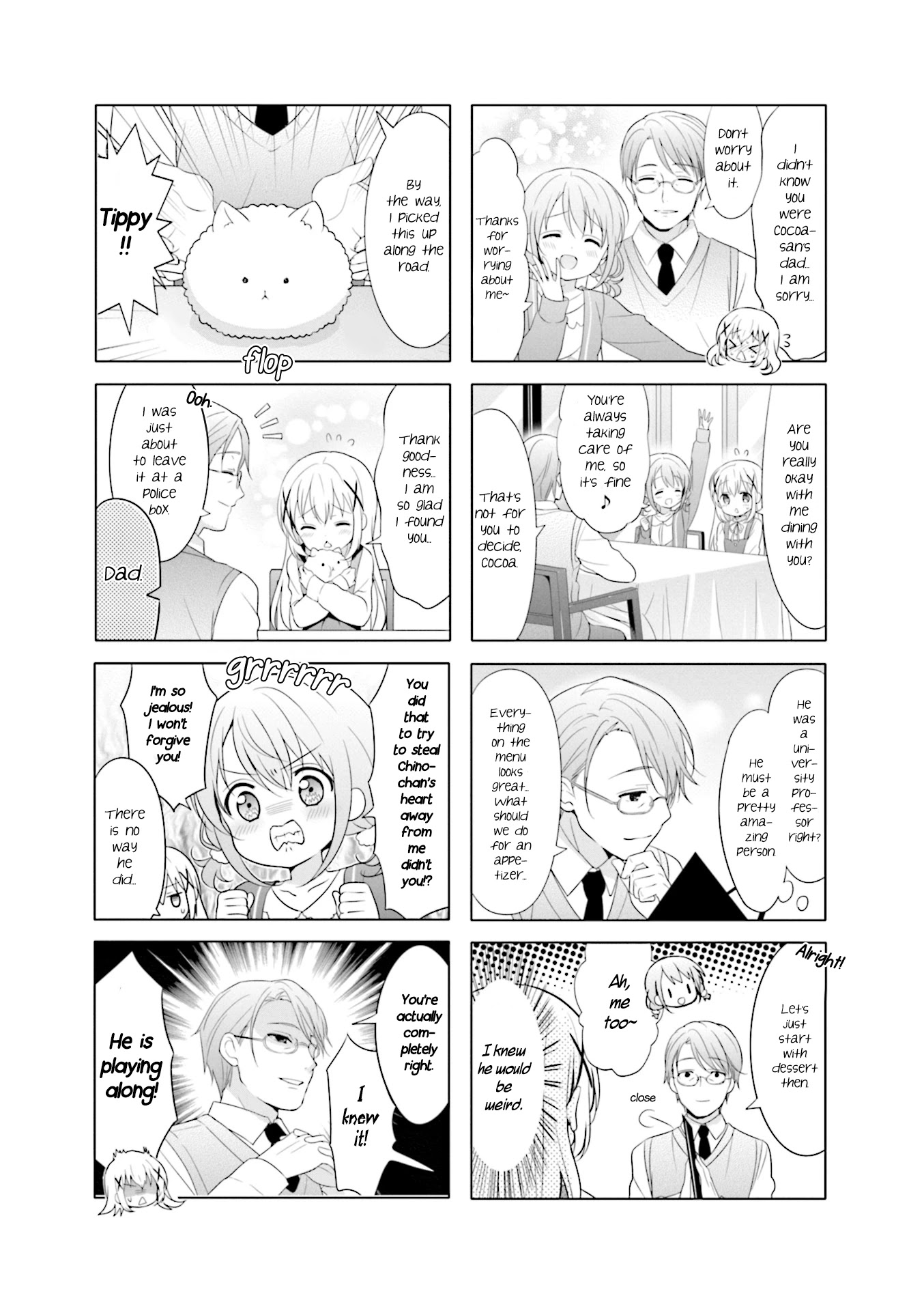Gochuumon wa Usagi Desu ka? Chapter 8.10 page 7 - Vol.8 Chapter 10: Chino in a Strange City