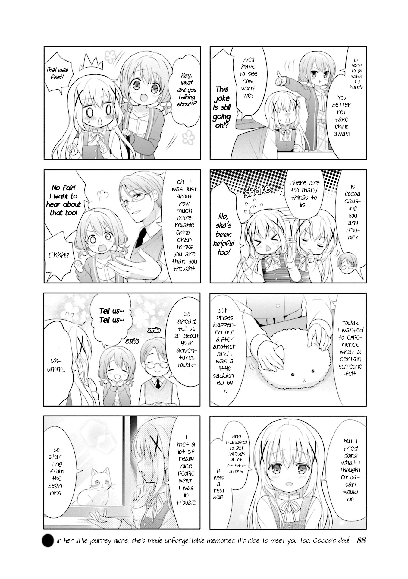 Gochuumon wa Usagi Desu ka? Chapter 8.10 page 8 - Vol.8 Chapter 10: Chino in a Strange City