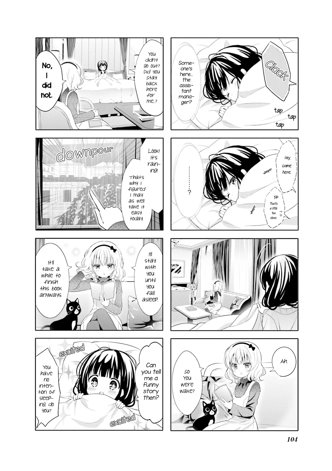 Gochuumon wa Usagi Desu ka? Chapter 8.12 page 4 - Vol.8 Chapter 12: The Assassination of the Snow White of Black Cat Palace ~Cocoa is the Perpetrator~