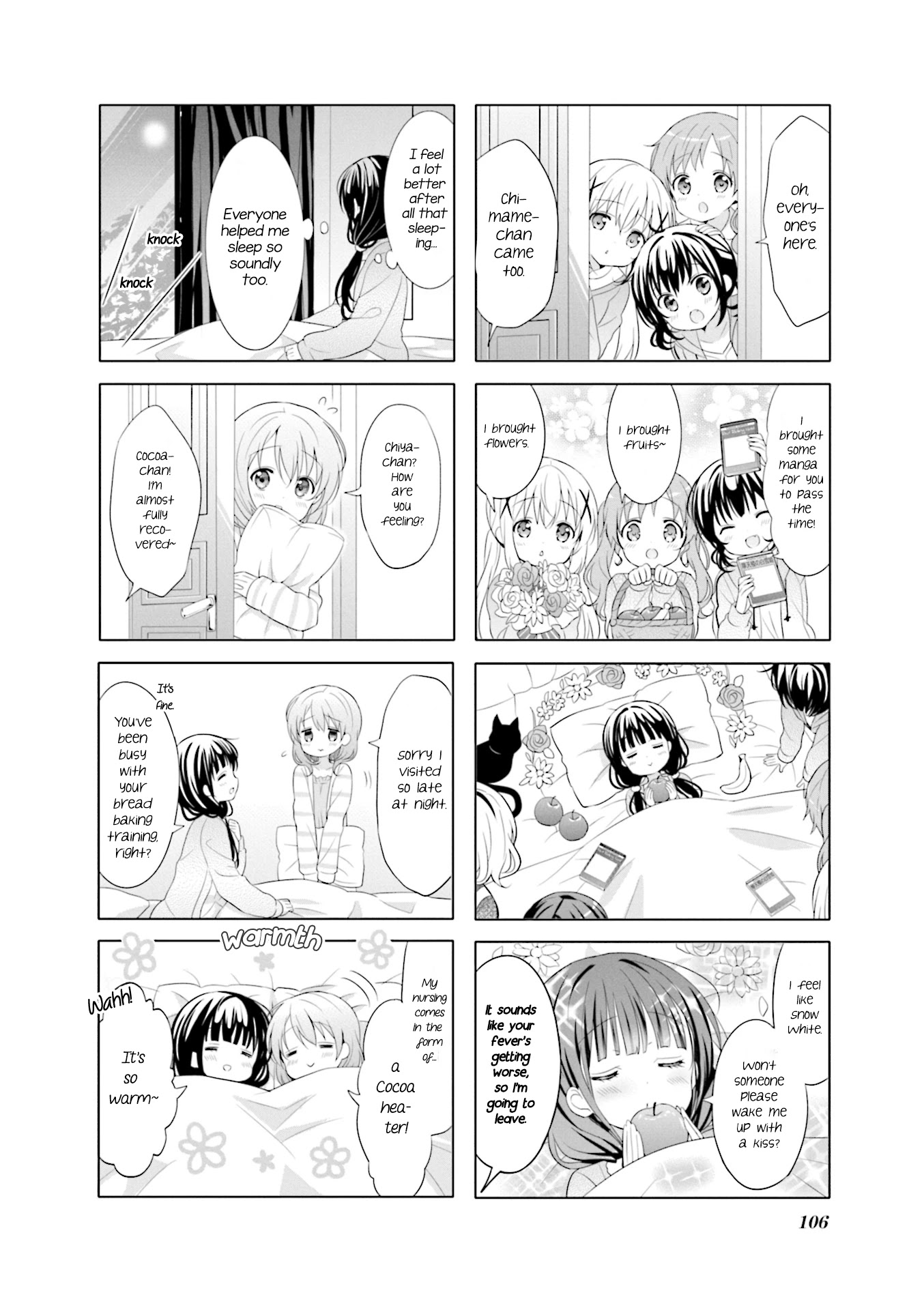 Gochuumon wa Usagi Desu ka? Chapter 8.12 page 6 - Vol.8 Chapter 12: The Assassination of the Snow White of Black Cat Palace ~Cocoa is the Perpetrator~