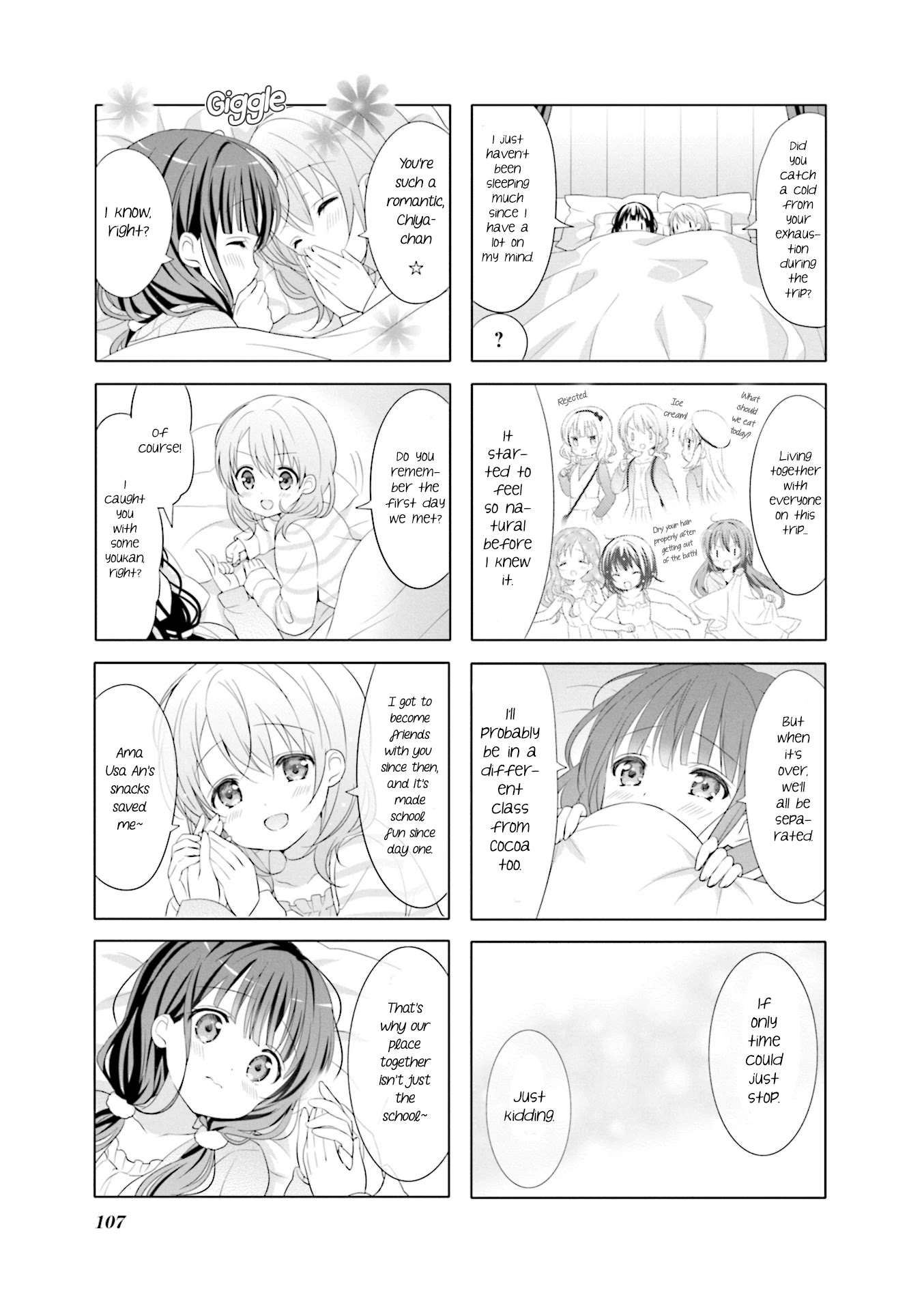 Gochuumon wa Usagi Desu ka? Chapter 8.12 page 7 - Vol.8 Chapter 12: The Assassination of the Snow White of Black Cat Palace ~Cocoa is the Perpetrator~
