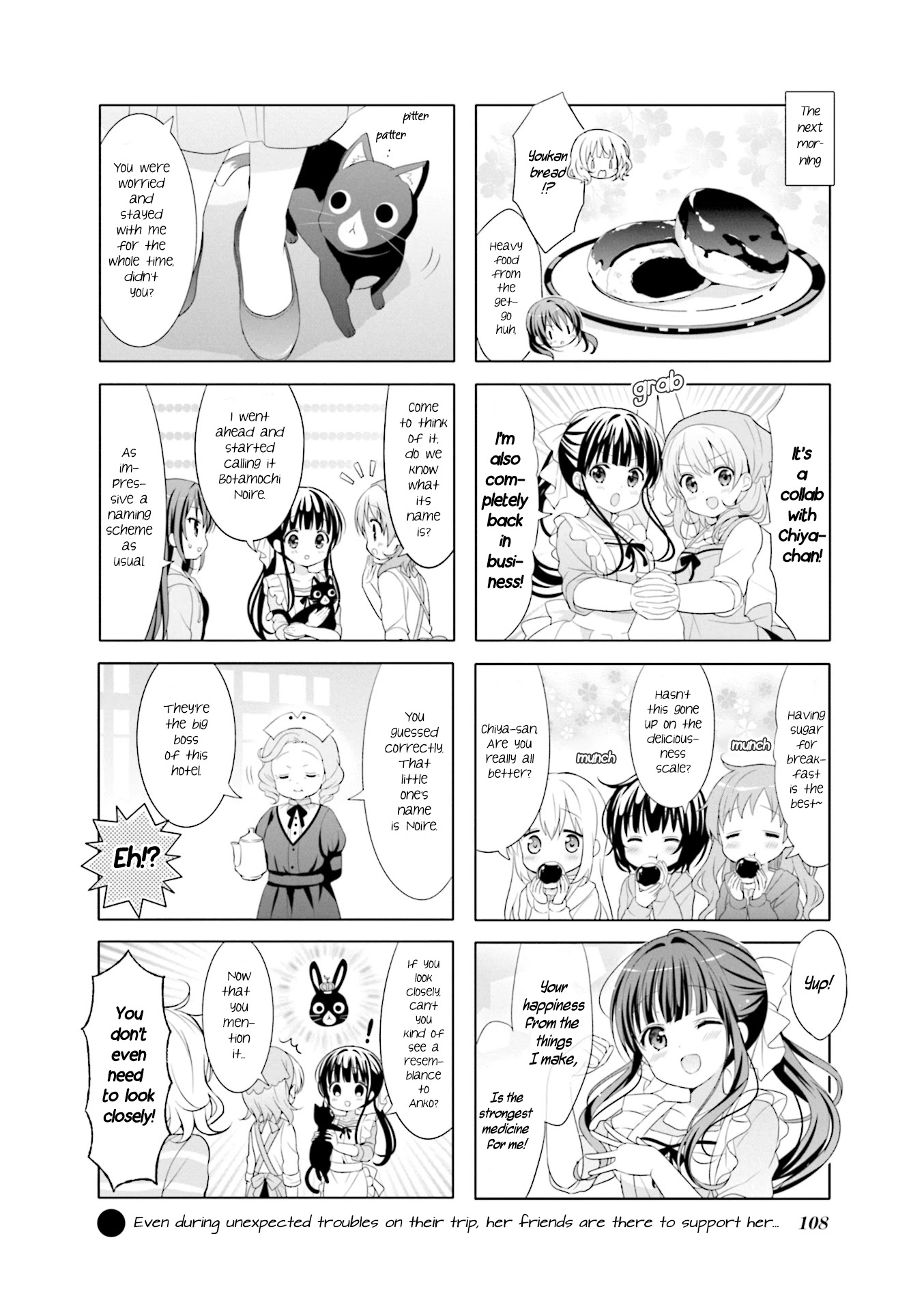 Gochuumon wa Usagi Desu ka? Chapter 8.12 page 8 - Vol.8 Chapter 12: The Assassination of the Snow White of Black Cat Palace ~Cocoa is the Perpetrator~