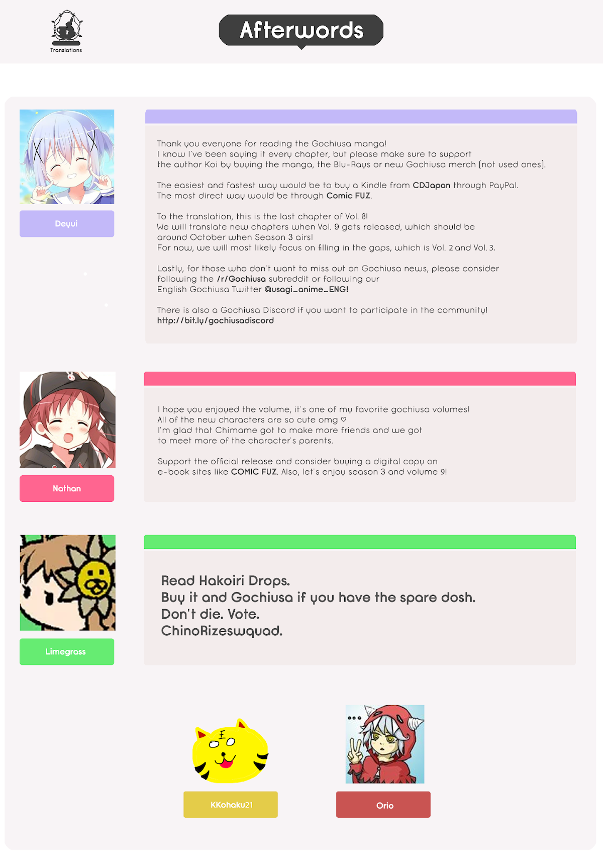 Gochuumon wa Usagi Desu ka? Chapter 8.13 page 13 - Vol.8 Chapter 13: The World has Become a Cafè