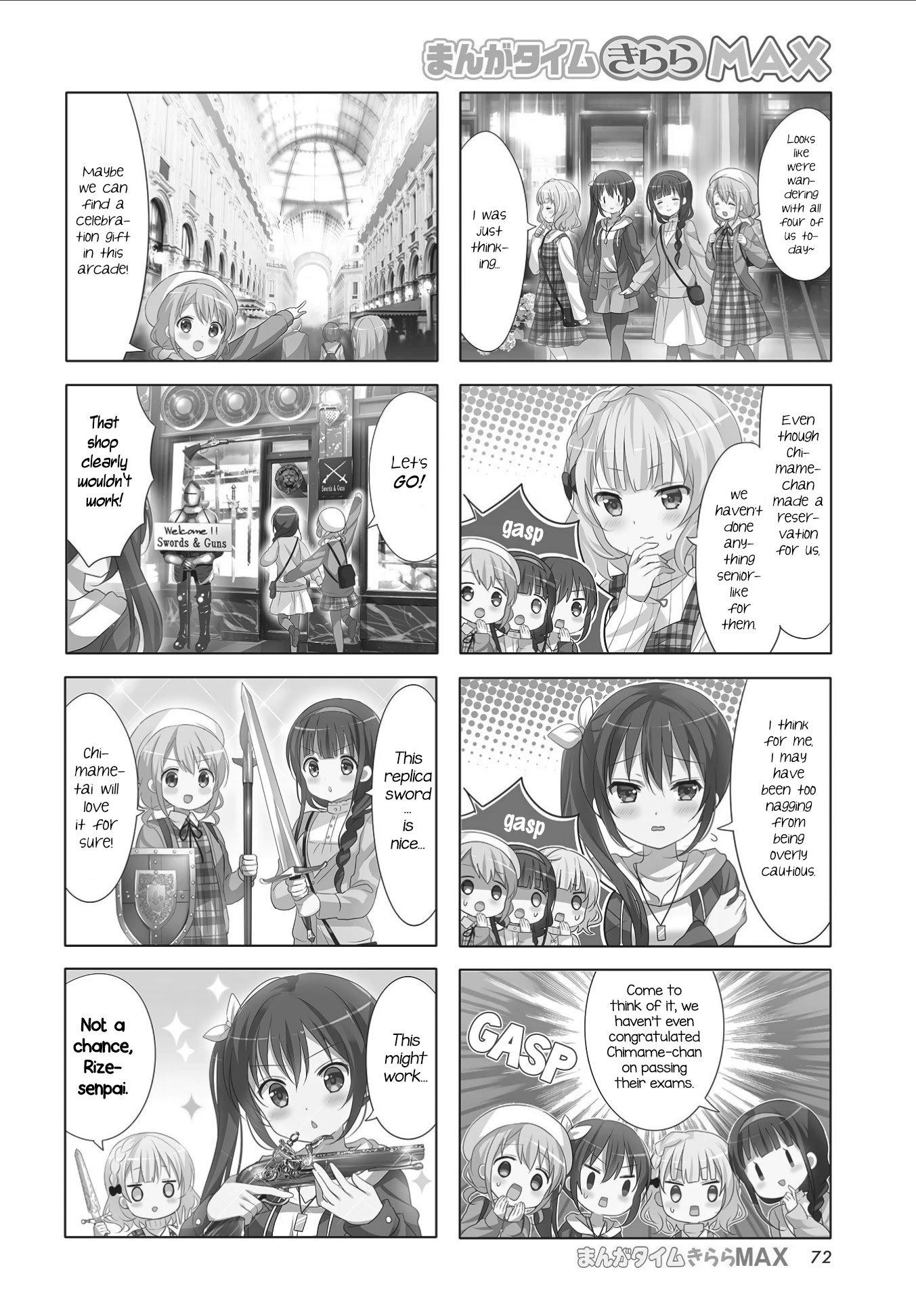 Gochuumon wa Usagi Desu ka? Chapter 8.13 page 2 - Vol.8 Chapter 13: The World has Become a Cafè