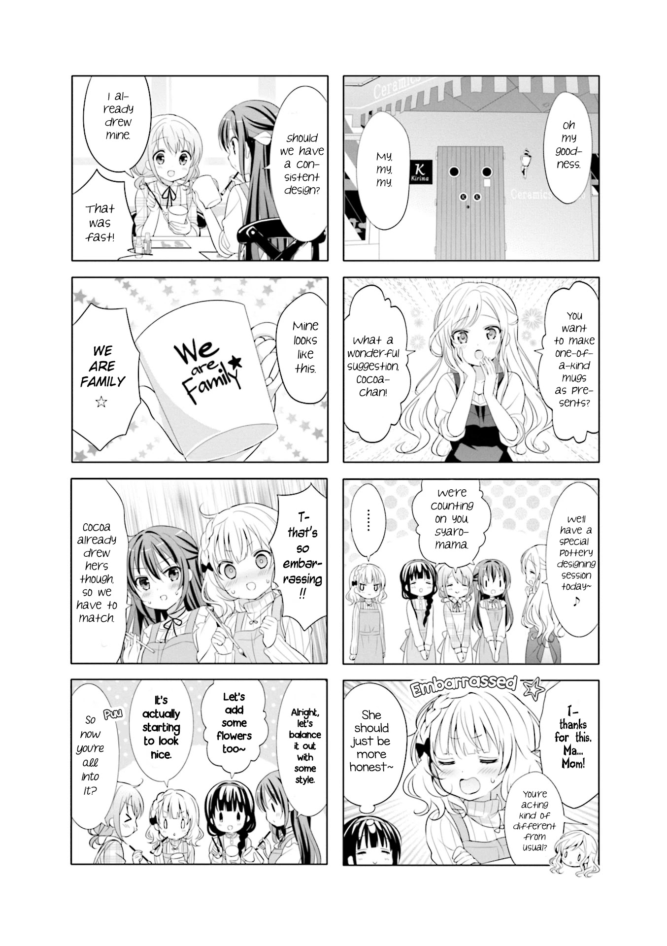 Gochuumon wa Usagi Desu ka? Chapter 8.13 page 4 - Vol.8 Chapter 13: The World has Become a Cafè