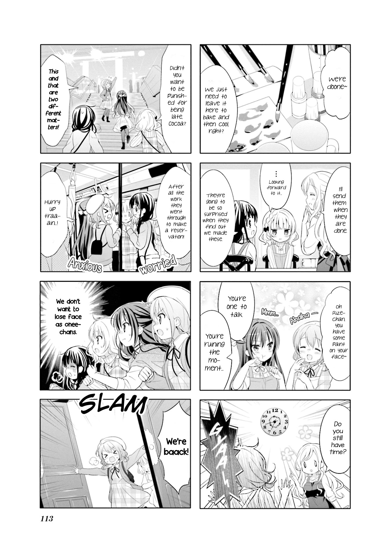 Gochuumon wa Usagi Desu ka? Chapter 8.13 page 5 - Vol.8 Chapter 13: The World has Become a Cafè