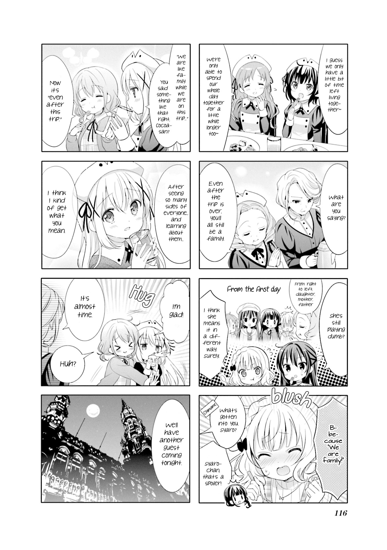 Gochuumon wa Usagi Desu ka? Chapter 8.13 page 8 - Vol.8 Chapter 13: The World has Become a Cafè