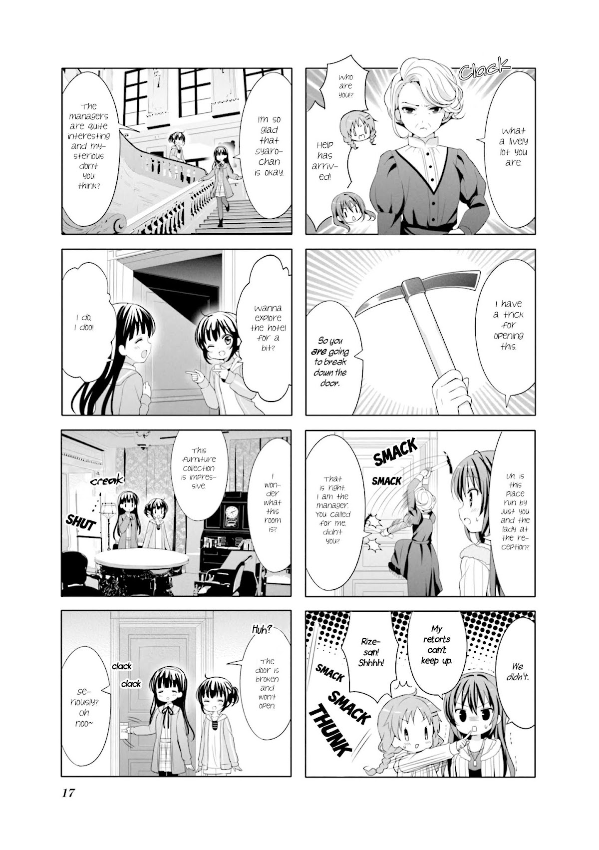 Gochuumon wa Usagi Desu ka? Chapter 8.2 page 6 - Vol.8 Chapter 2: The Best Closed-Circle Situation Since the First Day