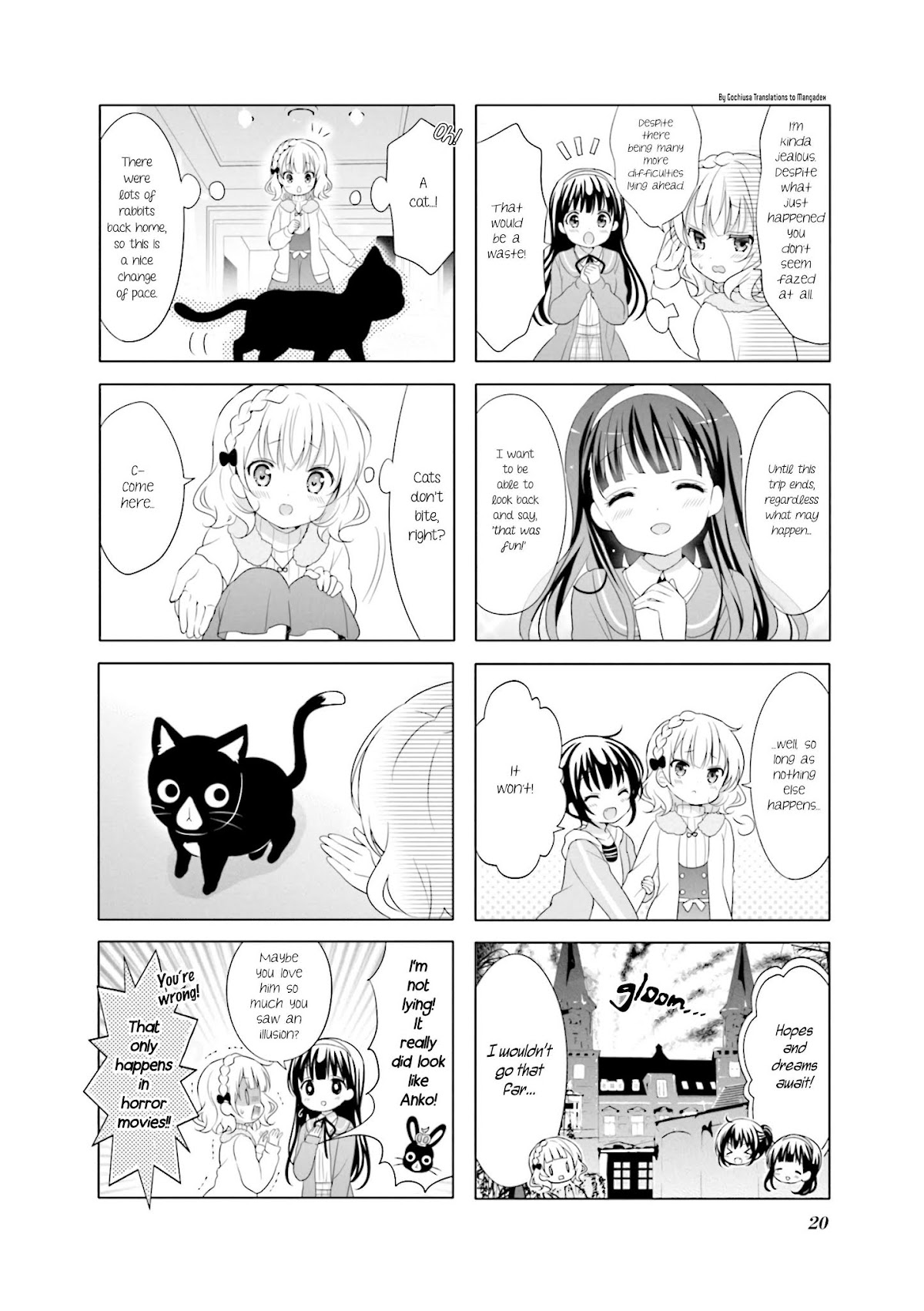 Gochuumon wa Usagi Desu ka? Chapter 8.2 page 9 - Vol.8 Chapter 2: The Best Closed-Circle Situation Since the First Day
