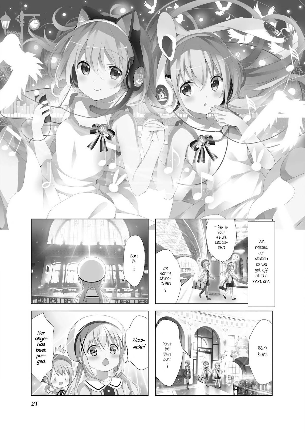 Gochuumon wa Usagi Desu ka? Chapter 8.3 page 1 - Vol.8 Chapter 3: A lost child escorts a lost child