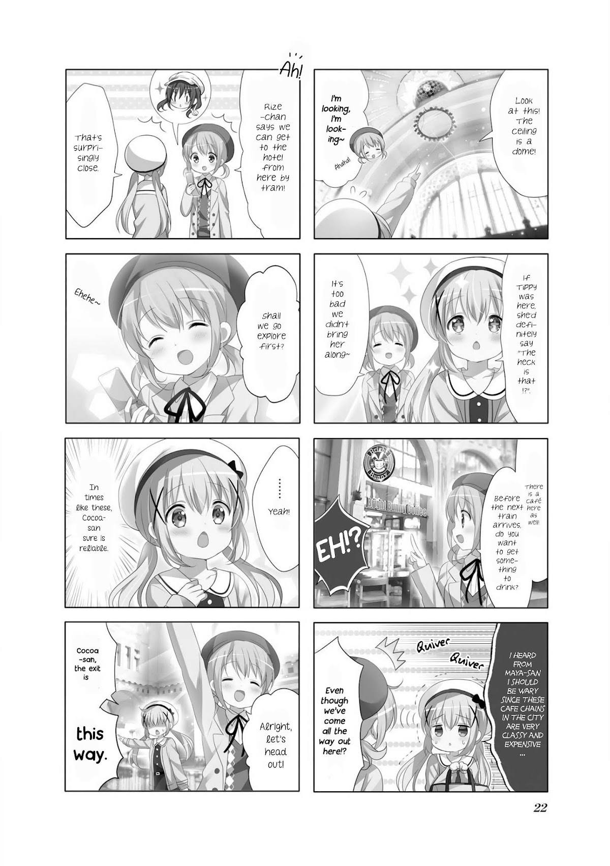 Gochuumon wa Usagi Desu ka? Chapter 8.3 page 2 - Vol.8 Chapter 3: A lost child escorts a lost child