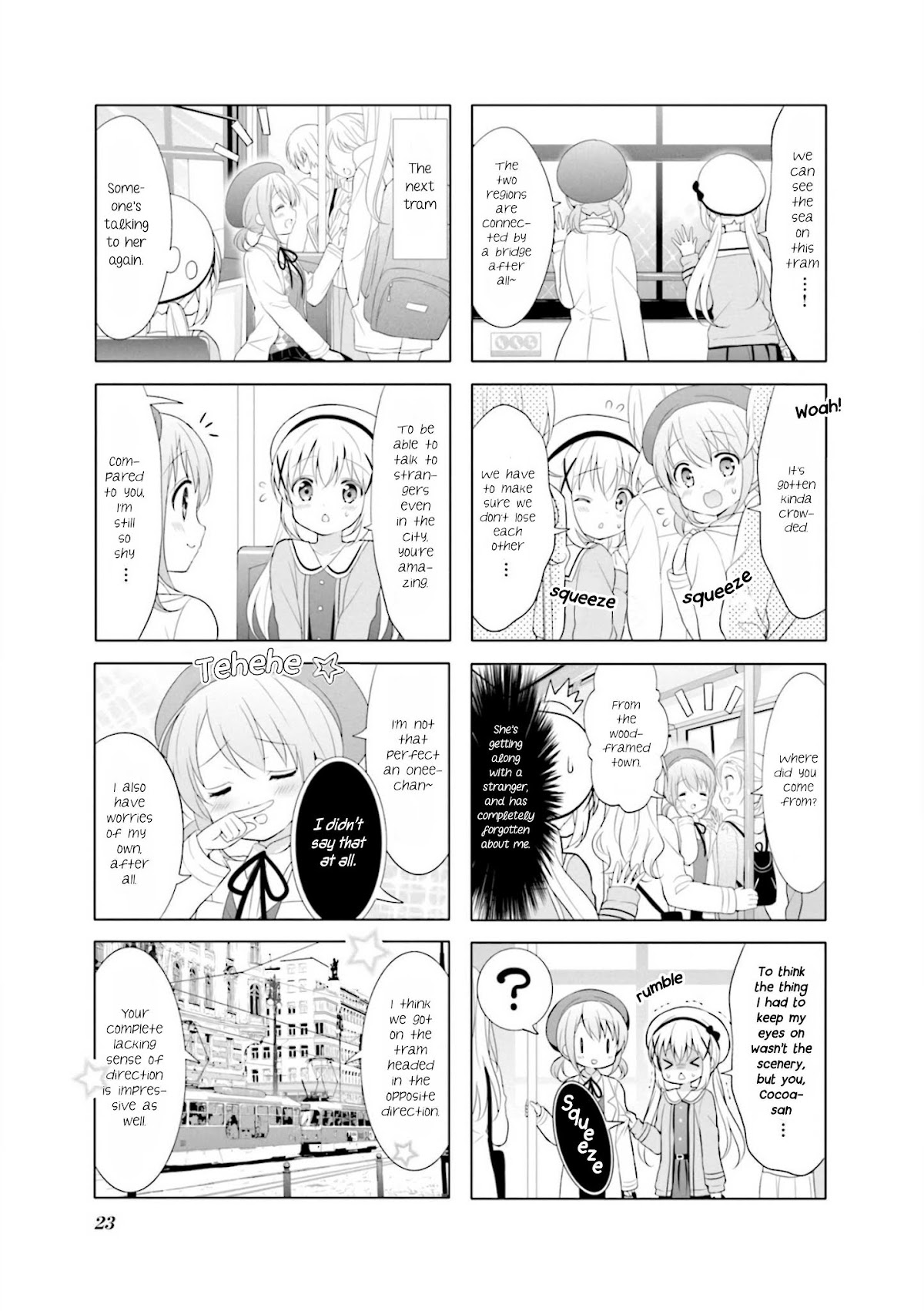Gochuumon wa Usagi Desu ka? Chapter 8.3 page 3 - Vol.8 Chapter 3: A lost child escorts a lost child