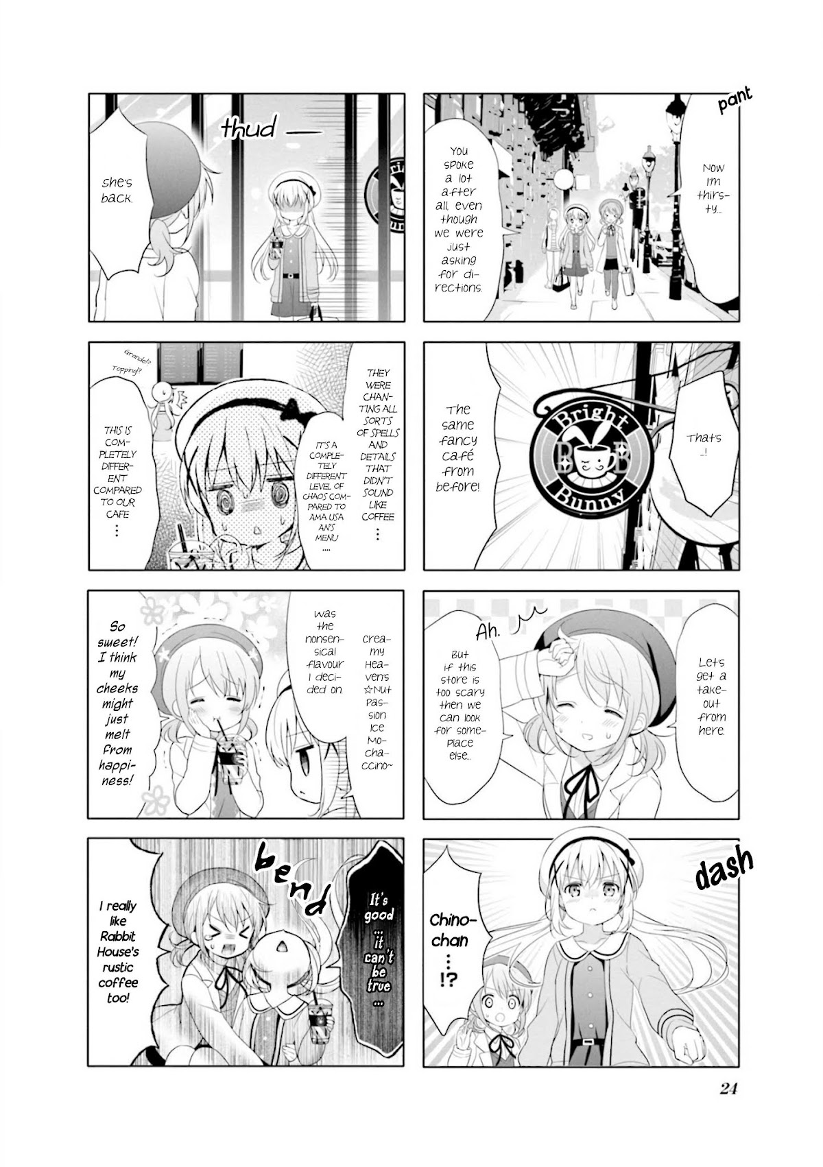Gochuumon wa Usagi Desu ka? Chapter 8.3 page 4 - Vol.8 Chapter 3: A lost child escorts a lost child