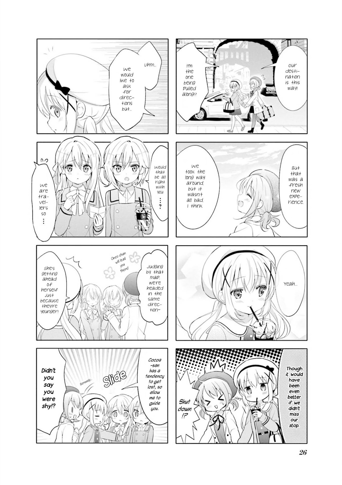 Gochuumon wa Usagi Desu ka? Chapter 8.3 page 6 - Vol.8 Chapter 3: A lost child escorts a lost child