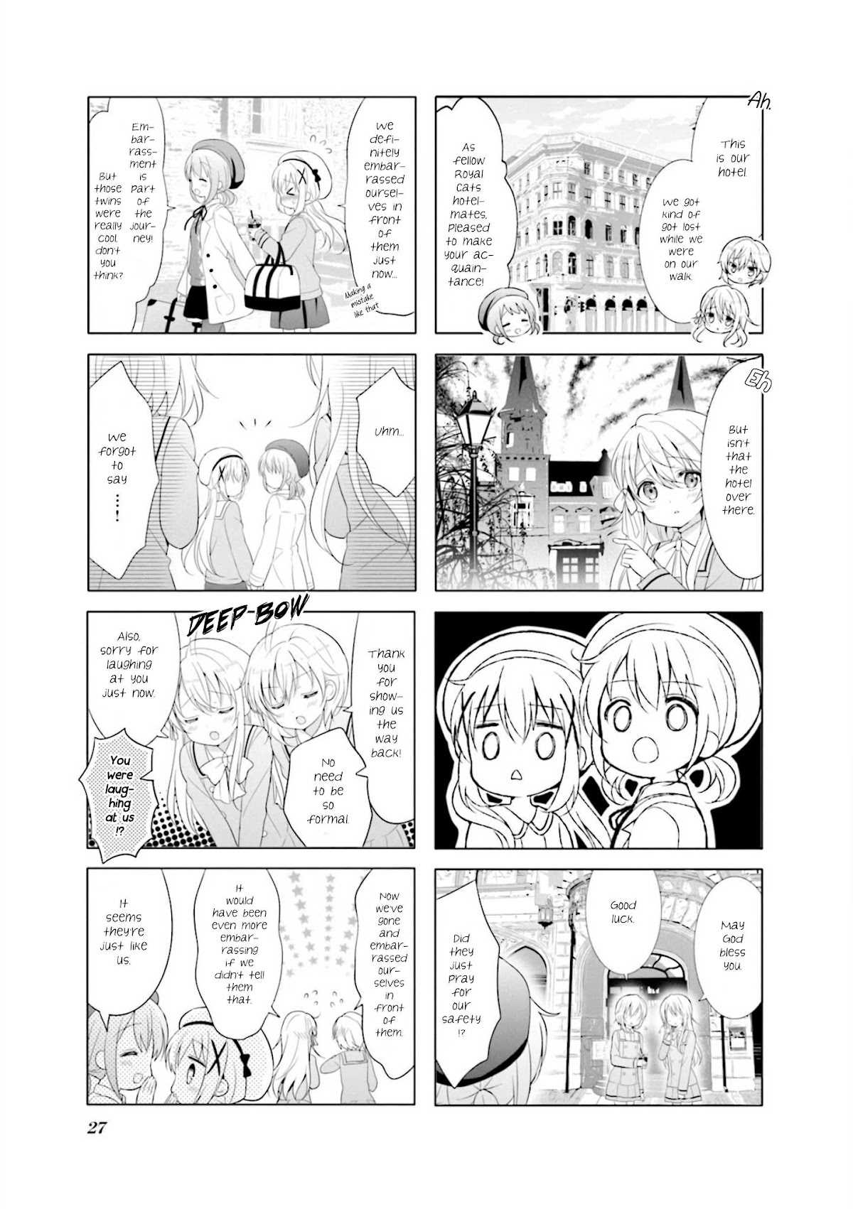 Gochuumon wa Usagi Desu ka? Chapter 8.3 page 7 - Vol.8 Chapter 3: A lost child escorts a lost child