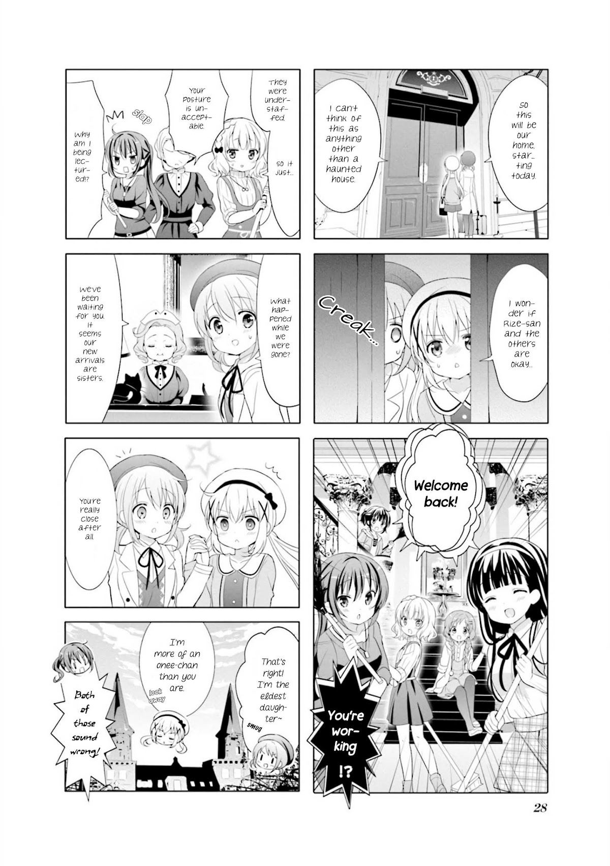 Gochuumon wa Usagi Desu ka? Chapter 8.3 page 8 - Vol.8 Chapter 3: A lost child escorts a lost child