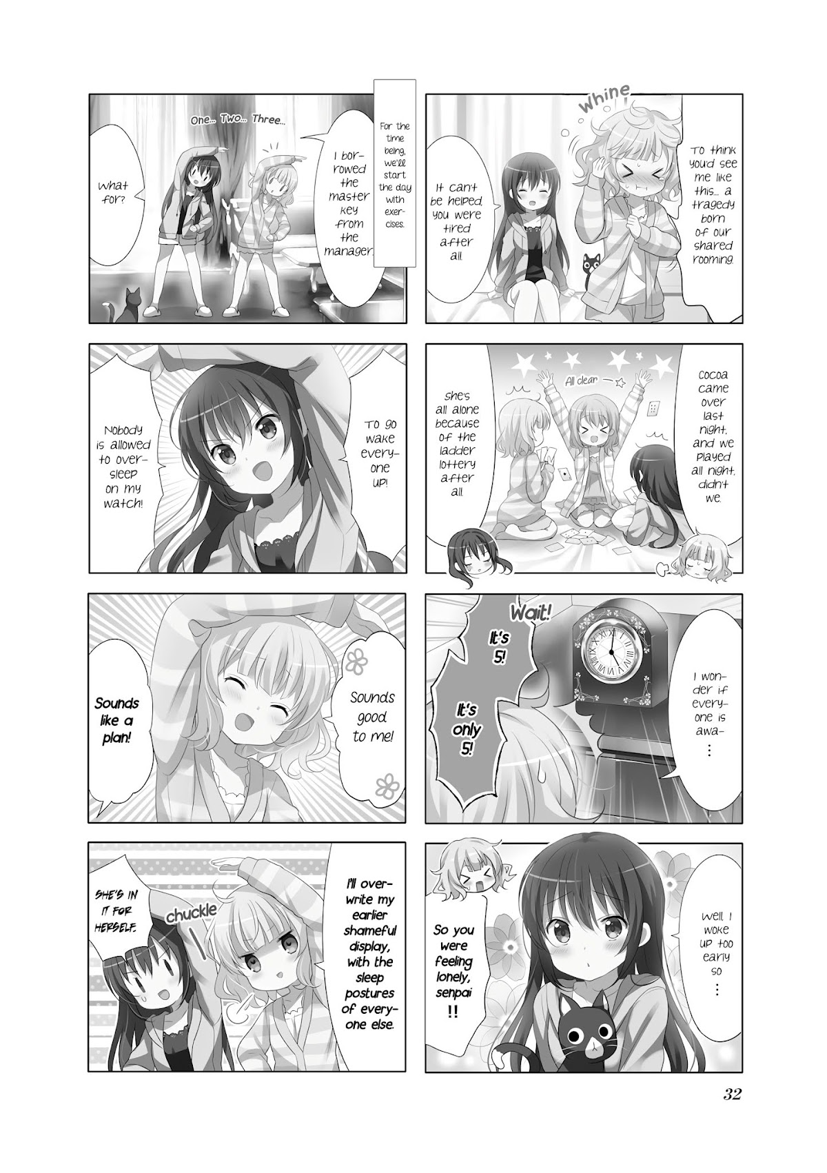 Gochuumon wa Usagi Desu ka? Chapter 8.4 page 2 - Vol.8 Chapter 4: Senpai, Good Morning Star