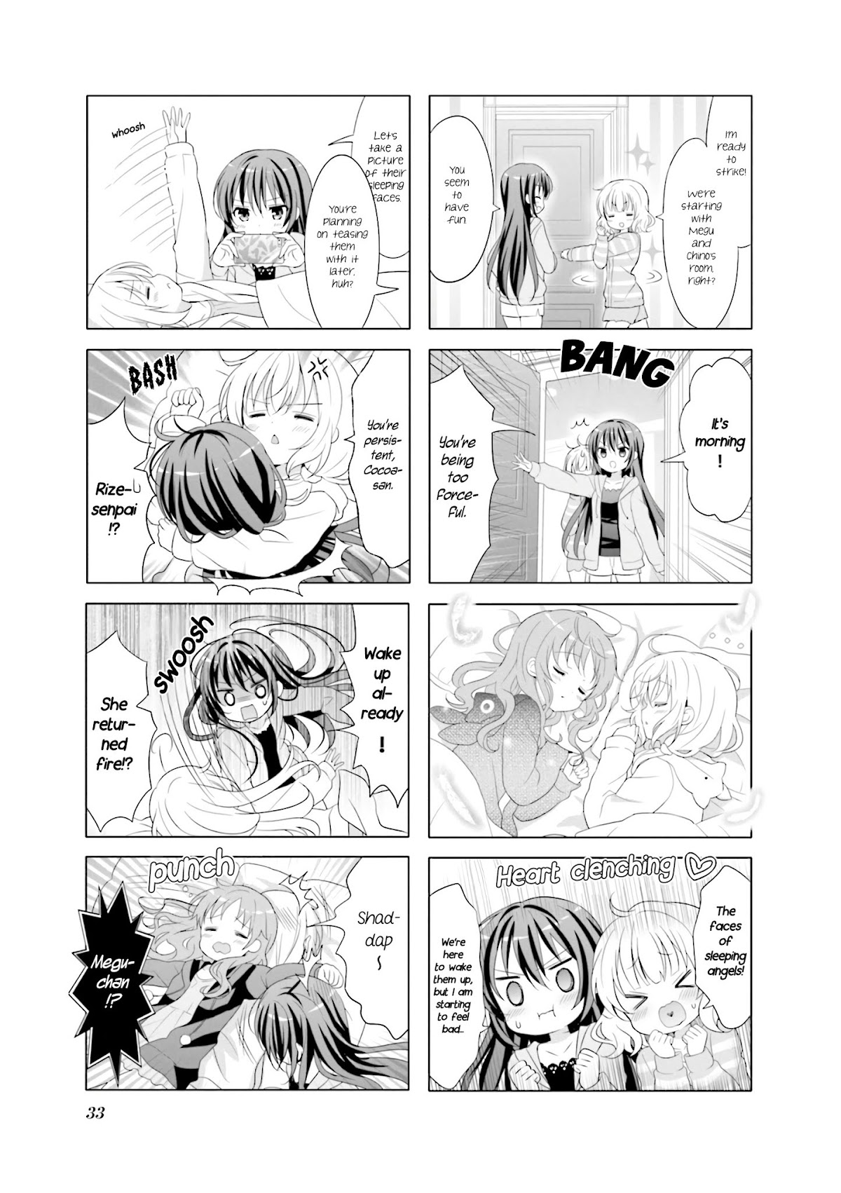 Gochuumon wa Usagi Desu ka? Chapter 8.4 page 3 - Vol.8 Chapter 4: Senpai, Good Morning Star
