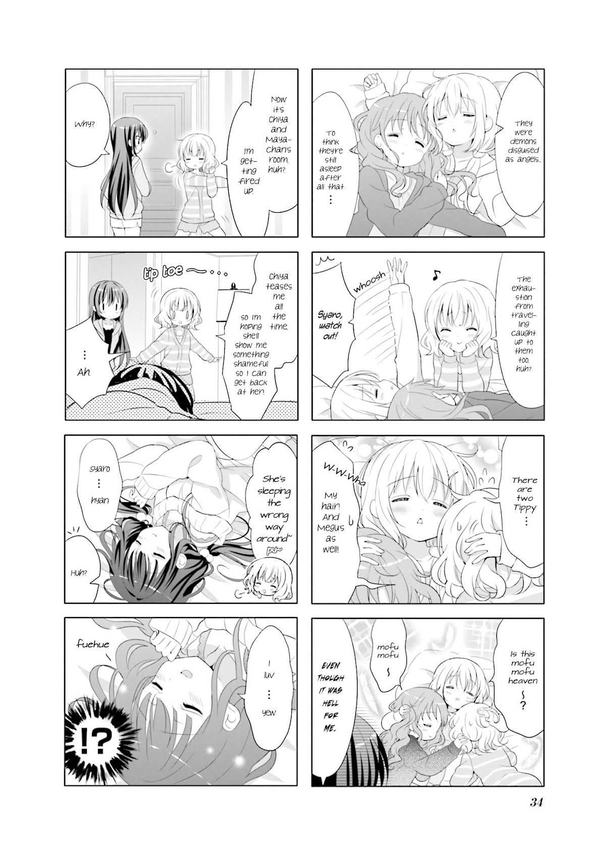 Gochuumon wa Usagi Desu ka? Chapter 8.4 page 4 - Vol.8 Chapter 4: Senpai, Good Morning Star
