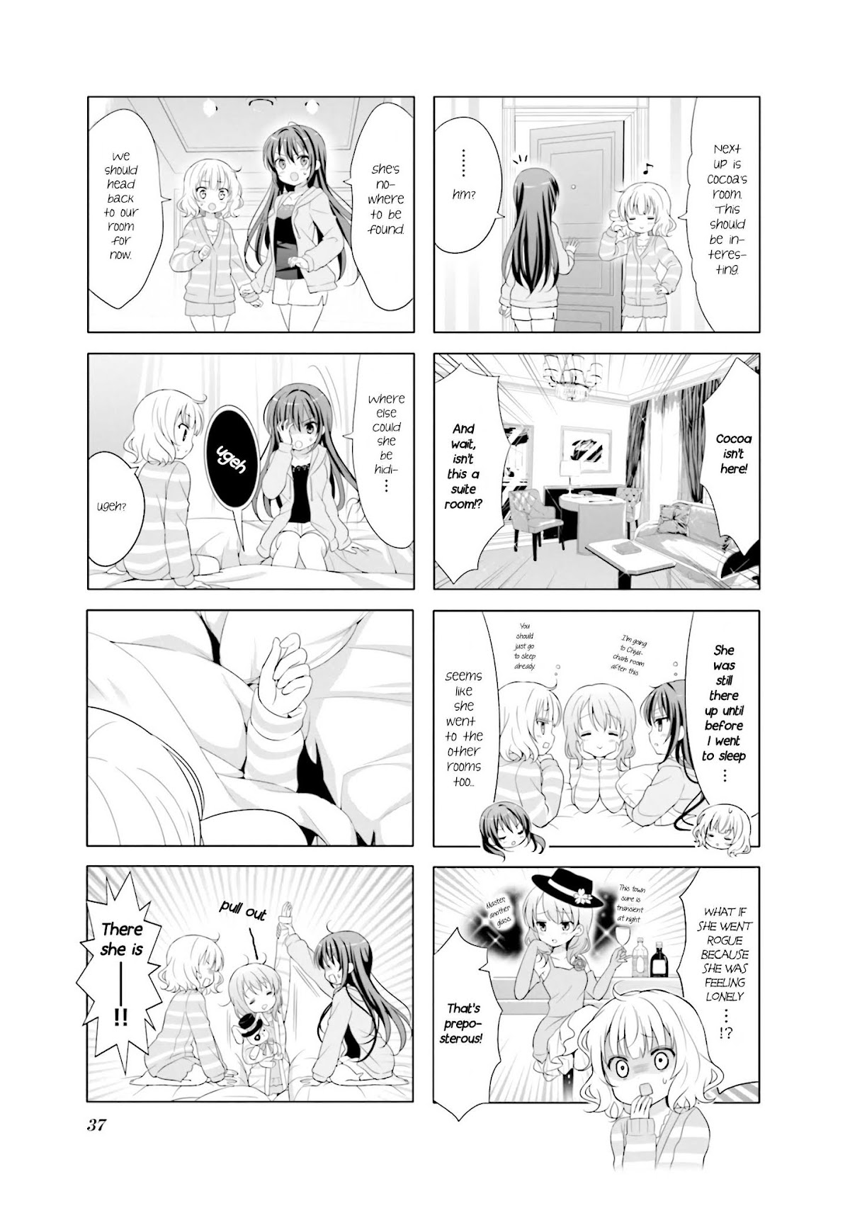 Gochuumon wa Usagi Desu ka? Chapter 8.4 page 7 - Vol.8 Chapter 4: Senpai, Good Morning Star