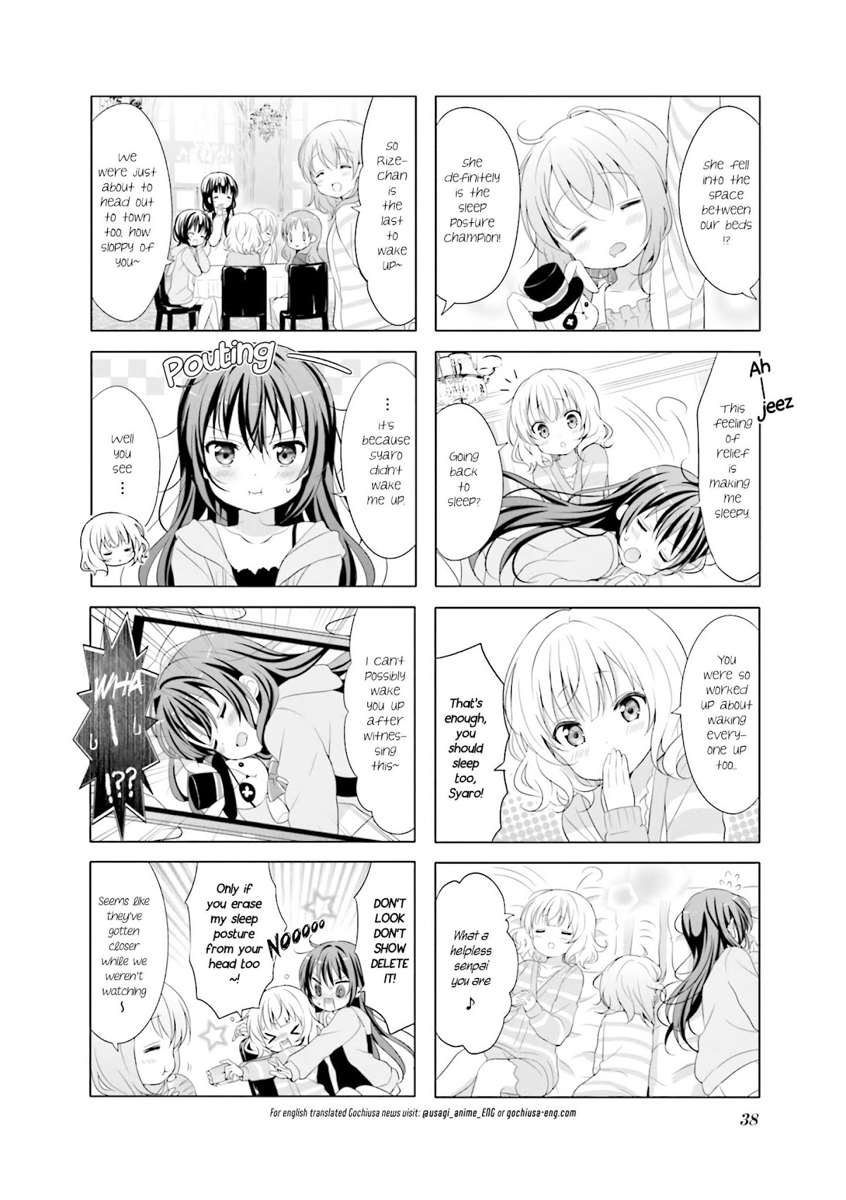 Gochuumon wa Usagi Desu ka? Chapter 8.4 page 8 - Vol.8 Chapter 4: Senpai, Good Morning Star