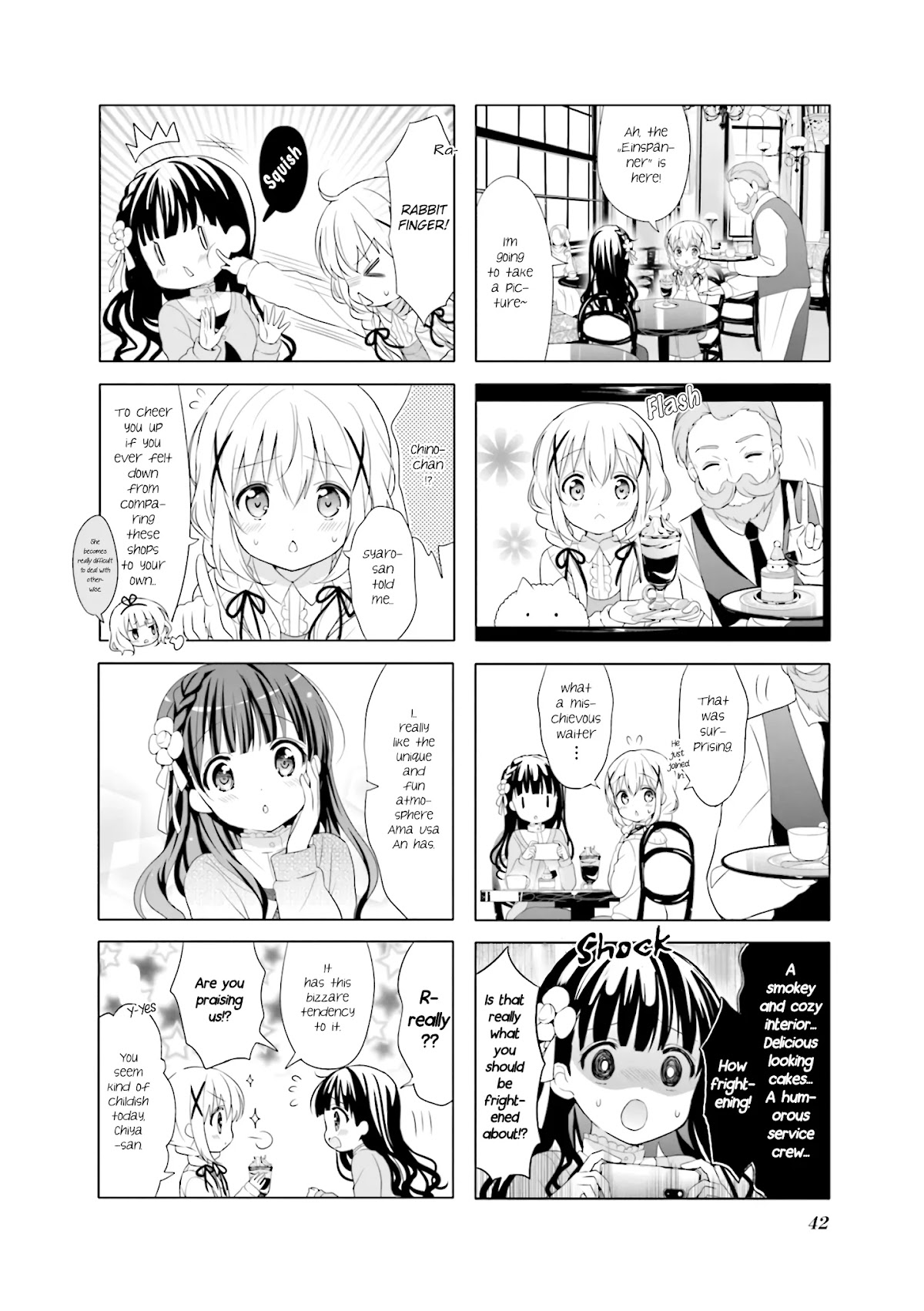 Gochuumon wa Usagi Desu ka? Chapter 8.5 page 4 - Vol.8 Chapter 5: Exciting, heart-pounding caffeine filled sleepless night