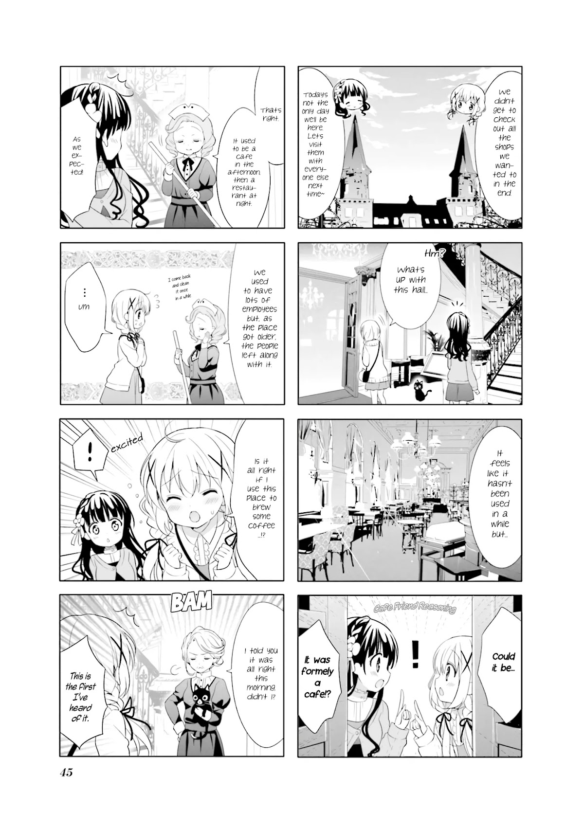 Gochuumon wa Usagi Desu ka? Chapter 8.5 page 7 - Vol.8 Chapter 5: Exciting, heart-pounding caffeine filled sleepless night
