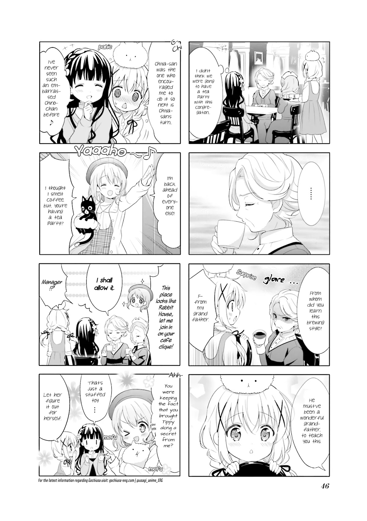 Gochuumon wa Usagi Desu ka? Chapter 8.5 page 8 - Vol.8 Chapter 5: Exciting, heart-pounding caffeine filled sleepless night