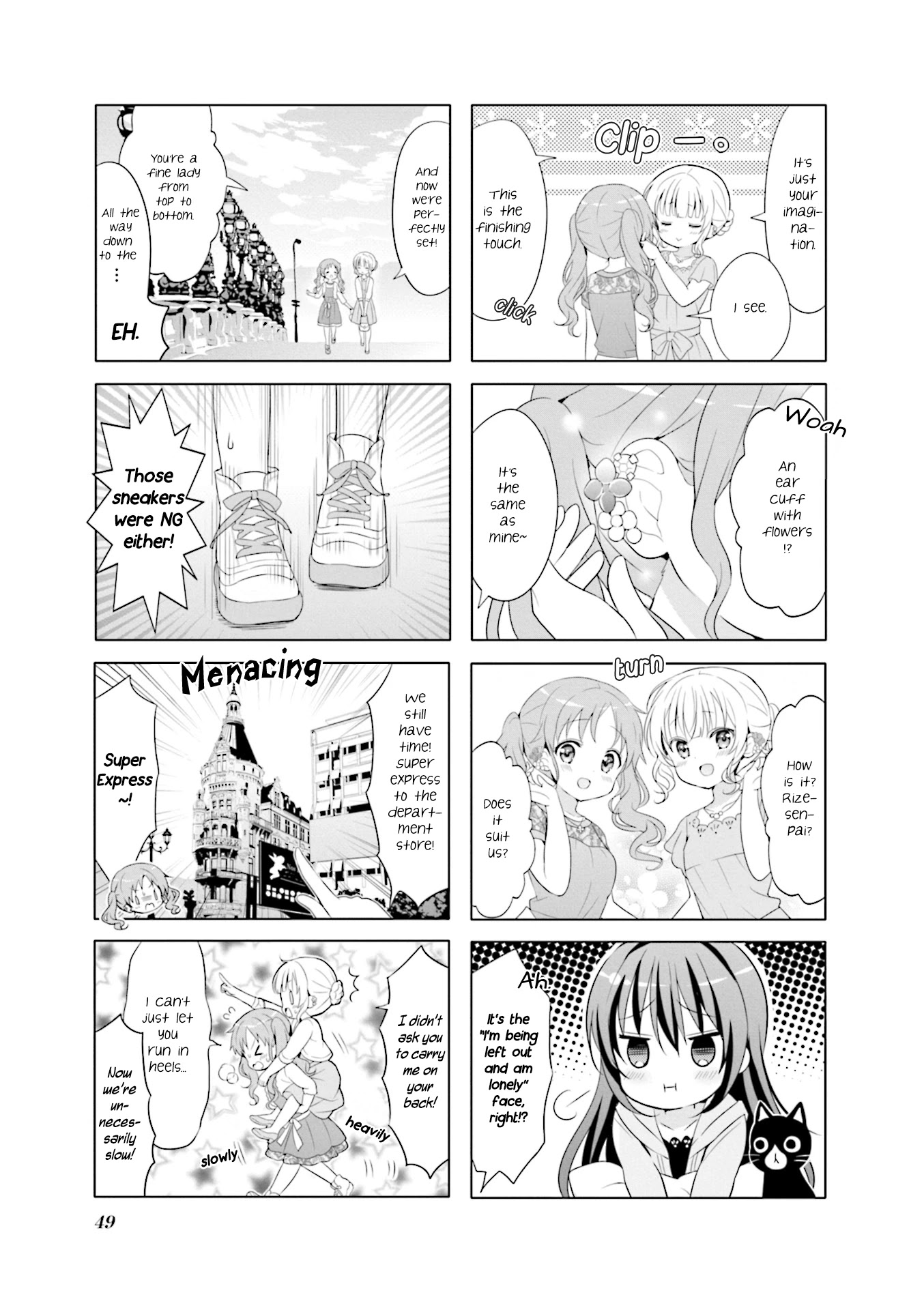 Gochuumon wa Usagi Desu ka? Chapter 8.6 page 3 - Vol.8 Chapter 6: Footstep Tarte Tatin