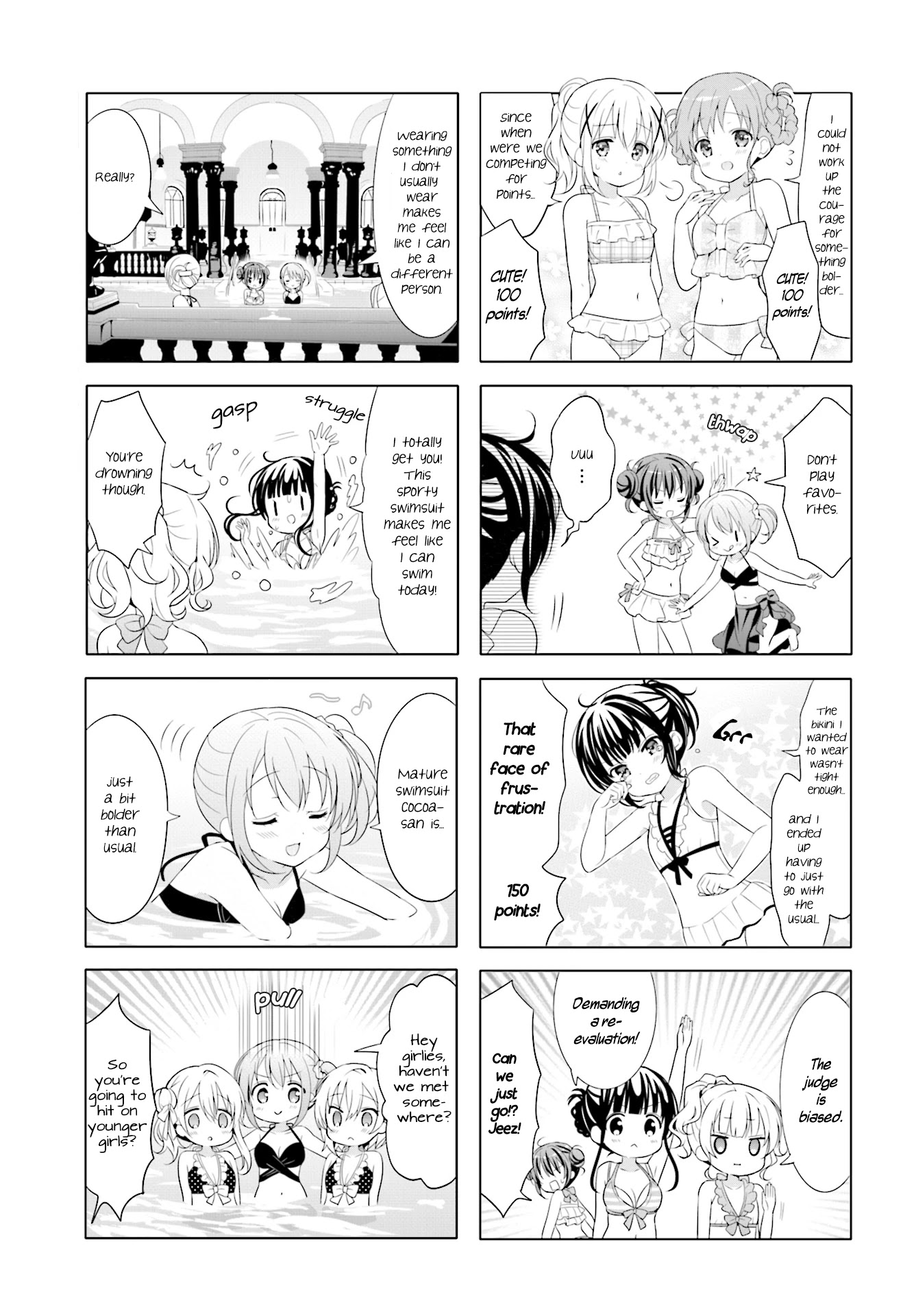 Gochuumon wa Usagi Desu ka? Chapter 8.7 page 3 - Vol.8 Chapter 7: A million points for this encounter and experience!