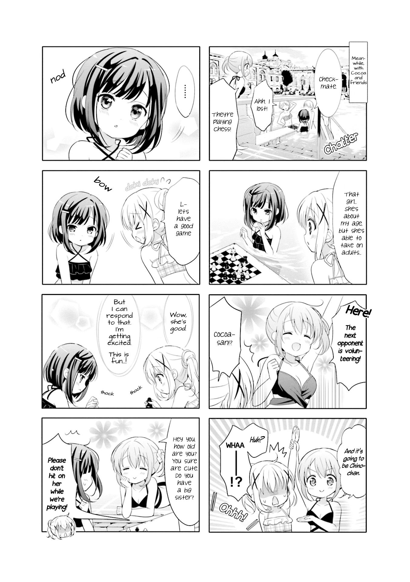 Gochuumon wa Usagi Desu ka? Chapter 8.7 page 5 - Vol.8 Chapter 7: A million points for this encounter and experience!