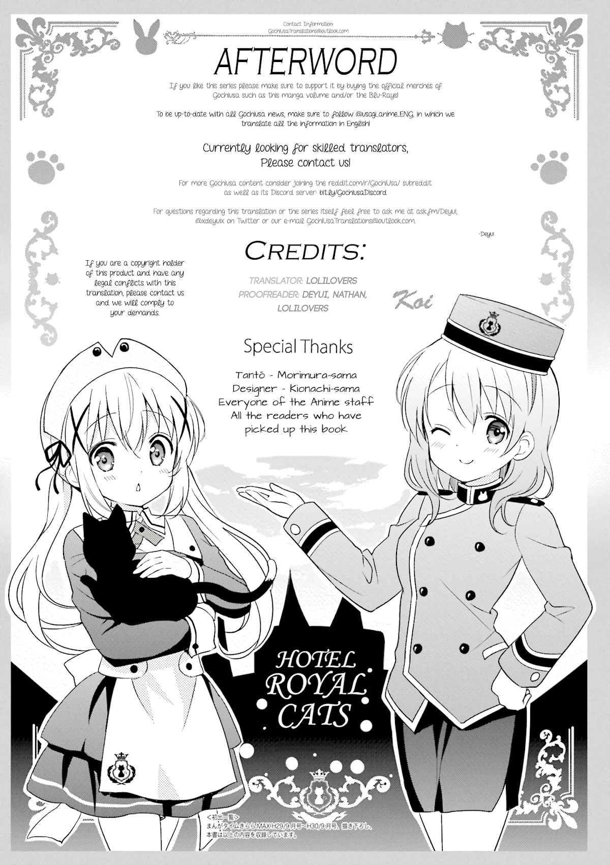 Gochuumon wa Usagi Desu ka? Chapter 8.8 page 9 - Vol.8 Chapter 8: This is my second home