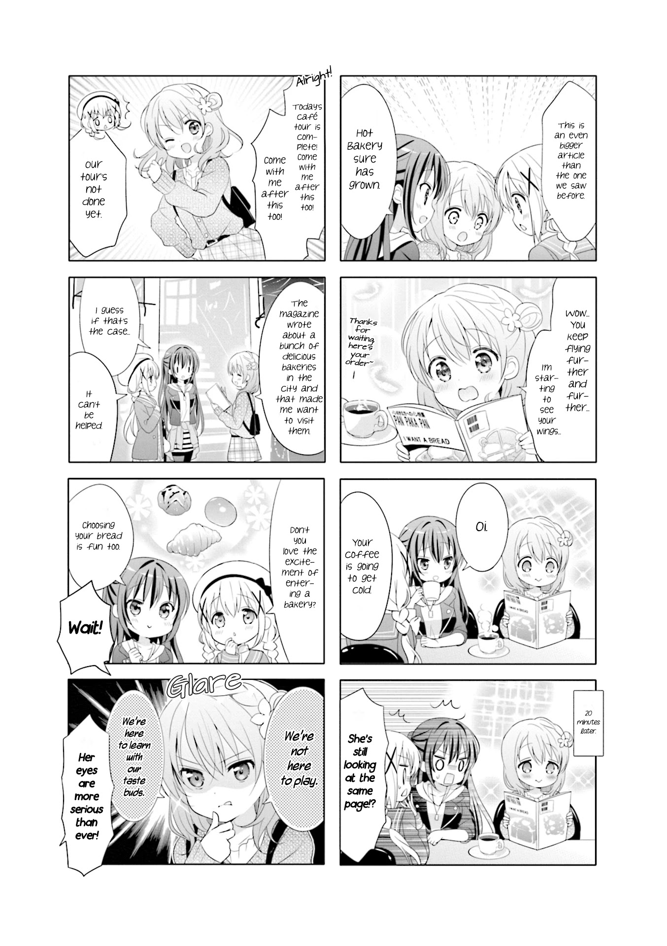 Gochuumon wa Usagi Desu ka? Chapter 8.9 page 3 - Vol.8 Chapter 9: Dear My Sister, My Answer With My Friends